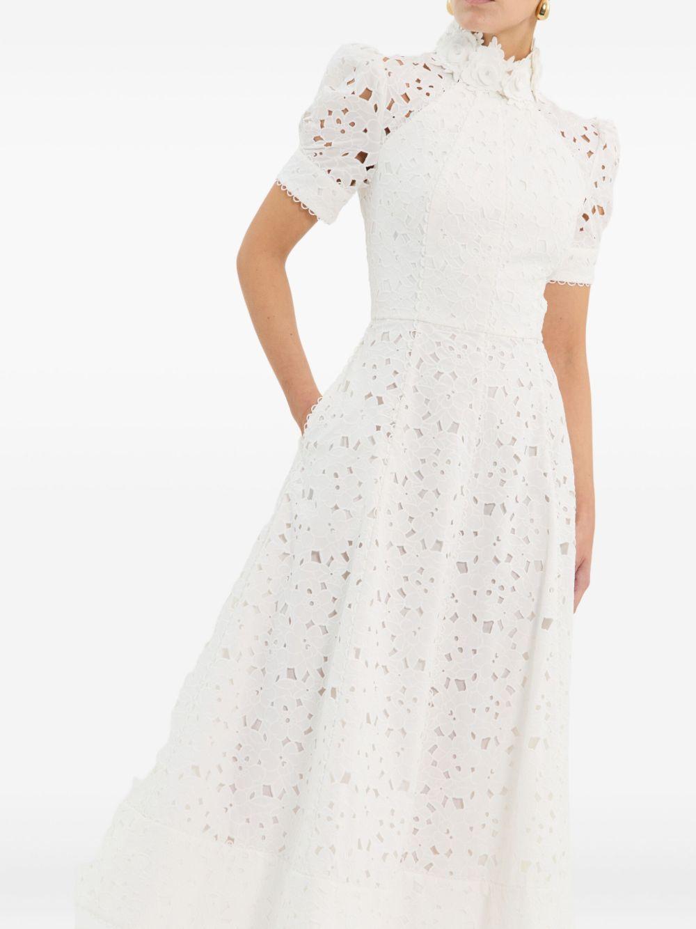 embroidered midi dress Product Image