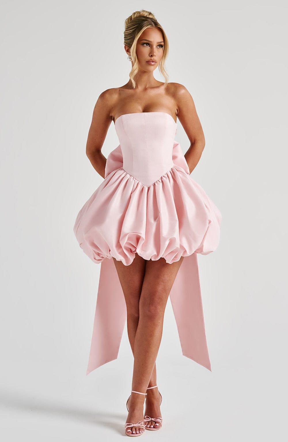 Lotus Mini Dress - Blush Product Image