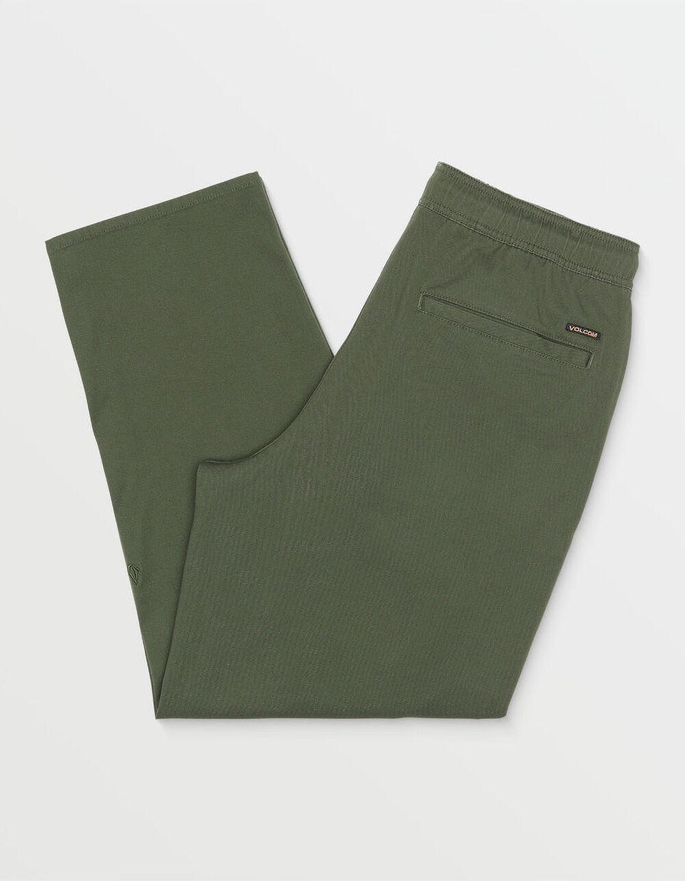 VOLCOM Freazy Mens Loose Elastic Waist Pants - GREEN Product Image