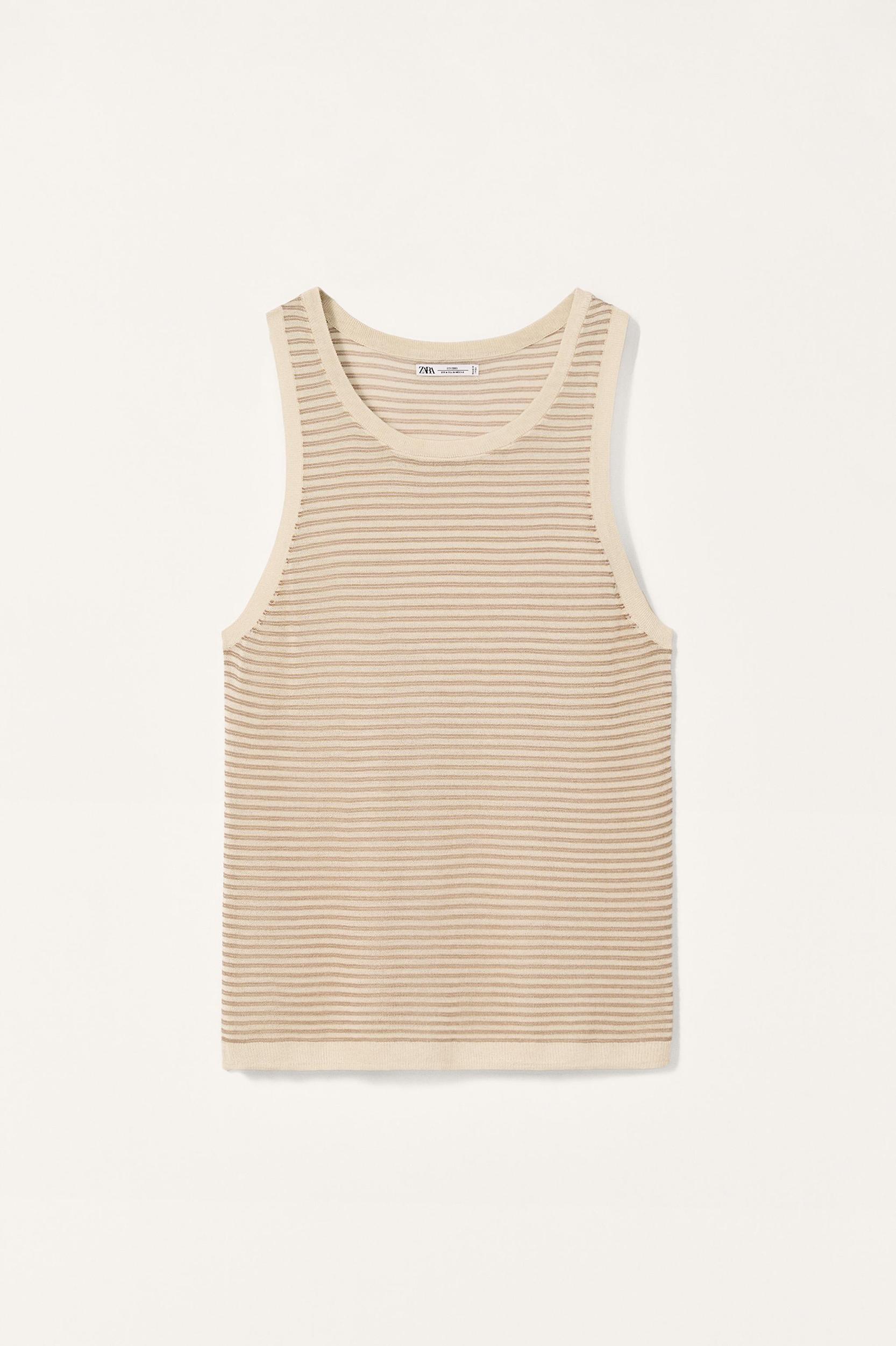 LIMITED EDITION STRIPED KNIT TANK TOP Product Image