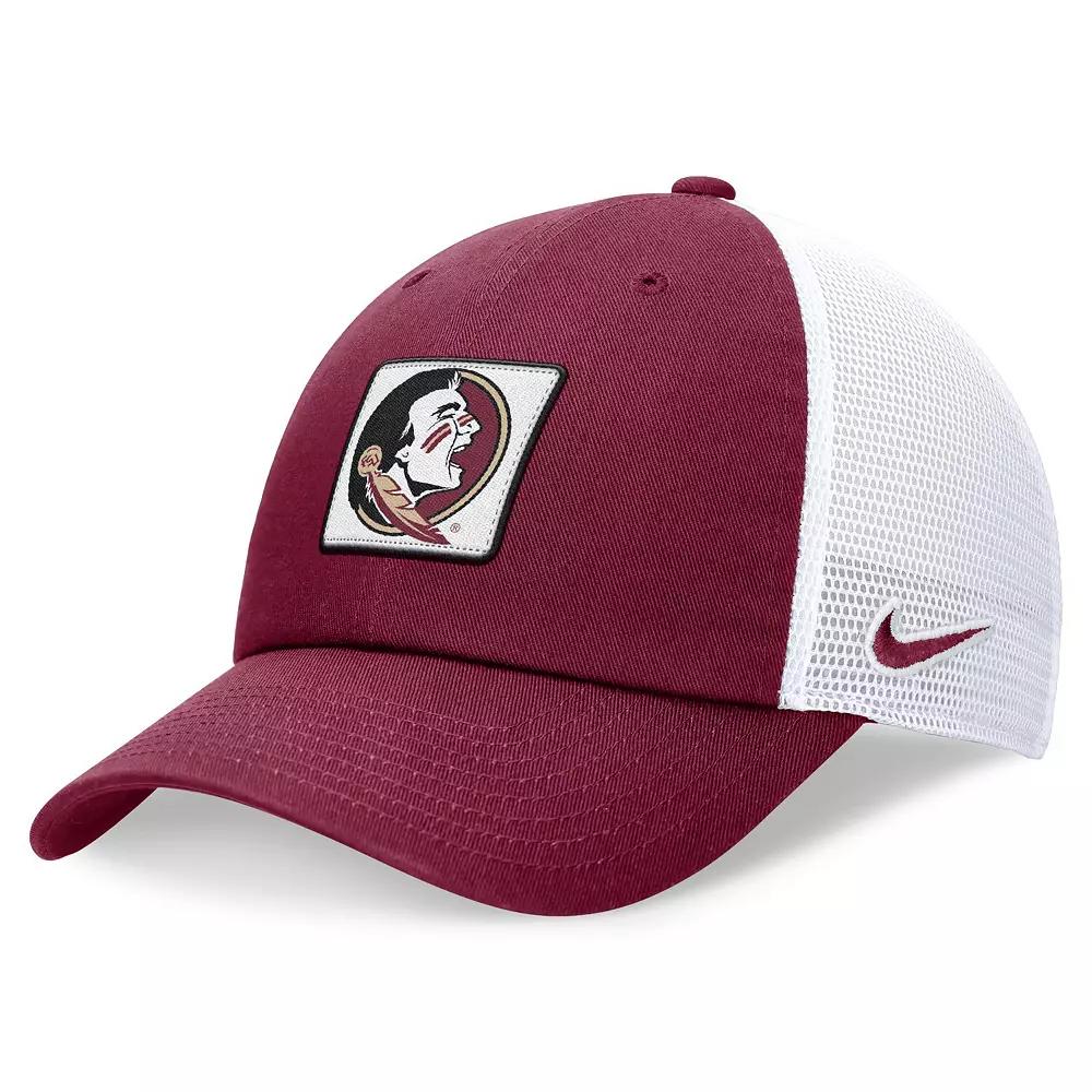 Men's Nike Garnet/White Florida State Seminoles Primetime Club Trucker Adjustable Hat, Size: Medium/Large, Red Product Image