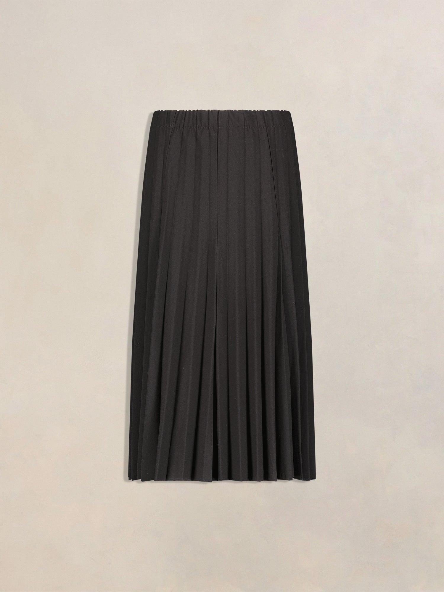 Sam Fashion Pleated Suiting Fabric Skirt Product Image