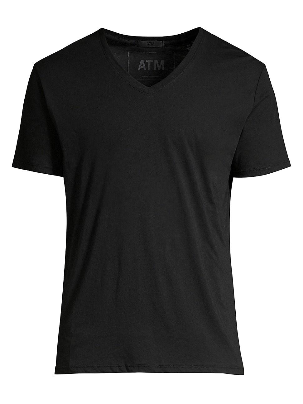 Mens Classic Jersey V-Neck T-Shirt Product Image