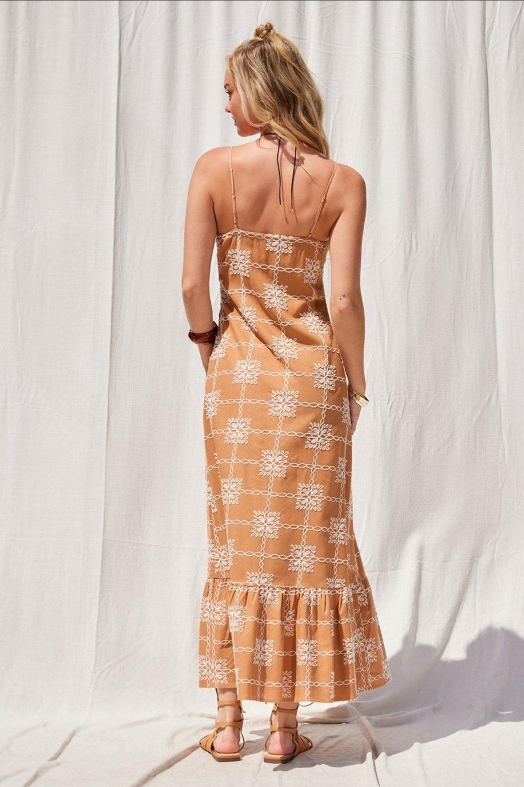 Embroidered Maxi Dress Product Image