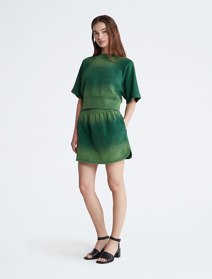 Sunbleached Terry Mini Skirt Product Image