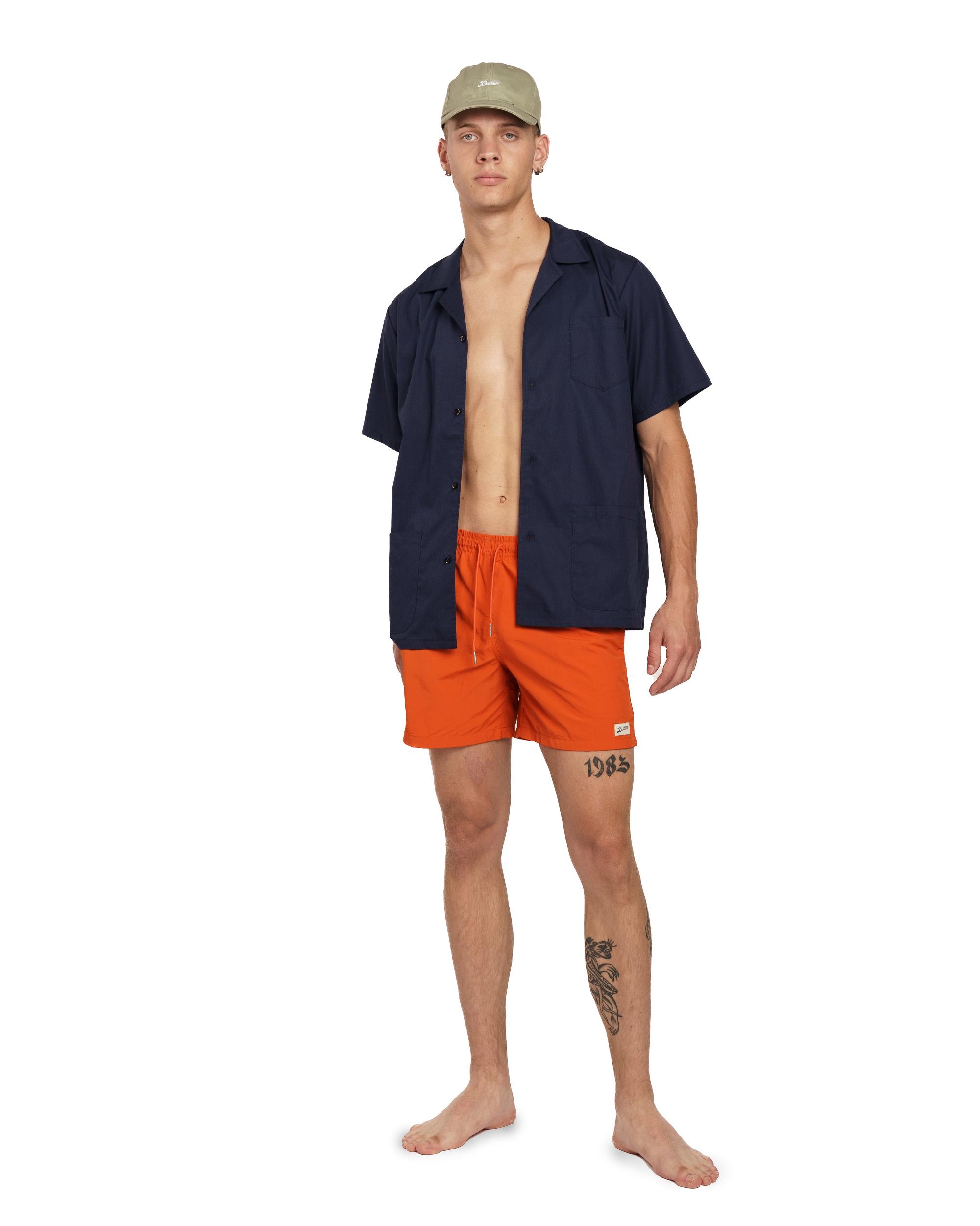 Solid Orange Swim Trunk Product Image