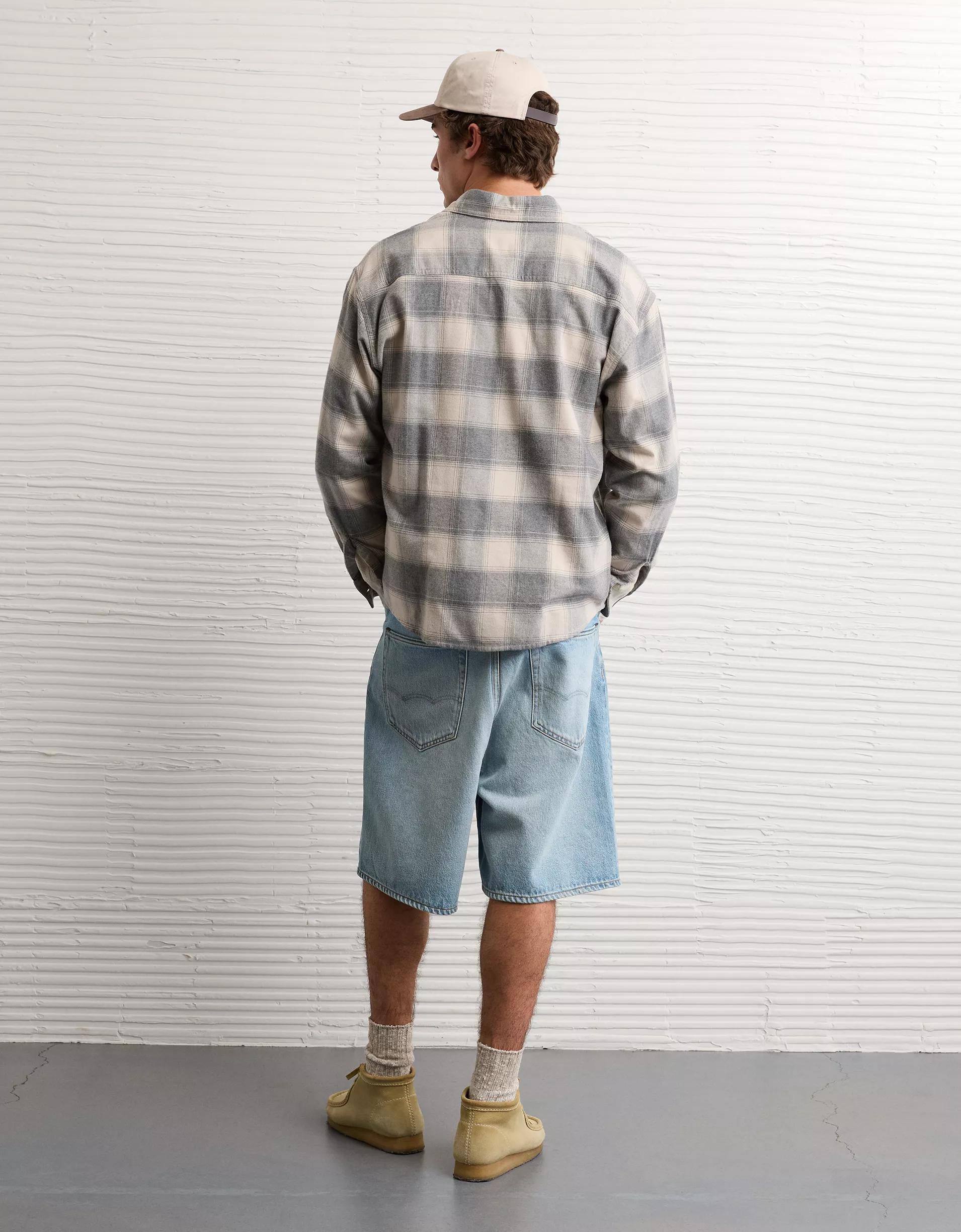 AE Relaxed Fit Everyday Flannel Shirt Product Image