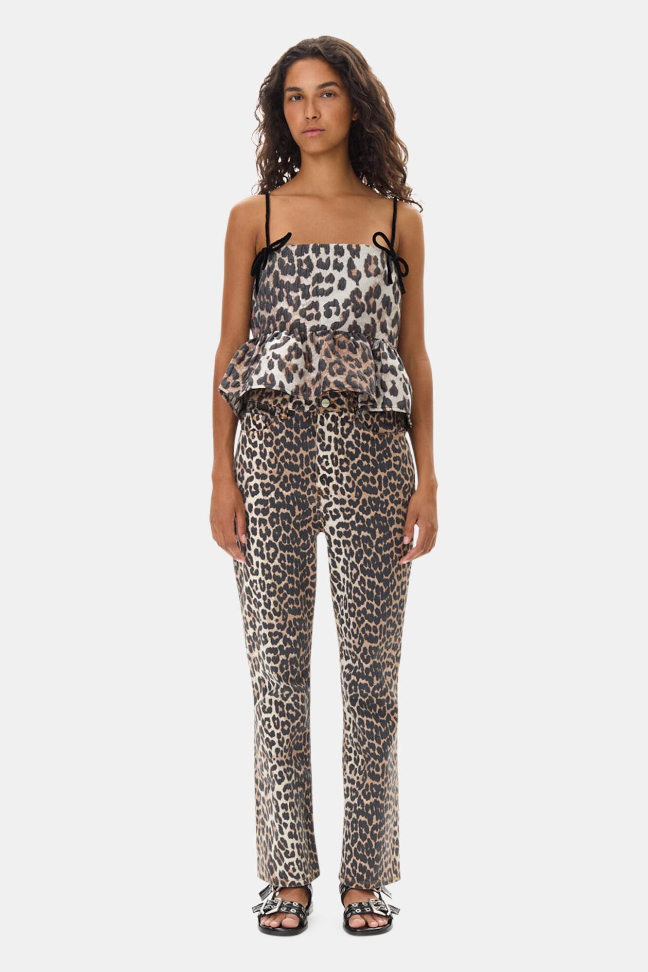 Leopard 3D Jacquard Top Product Image