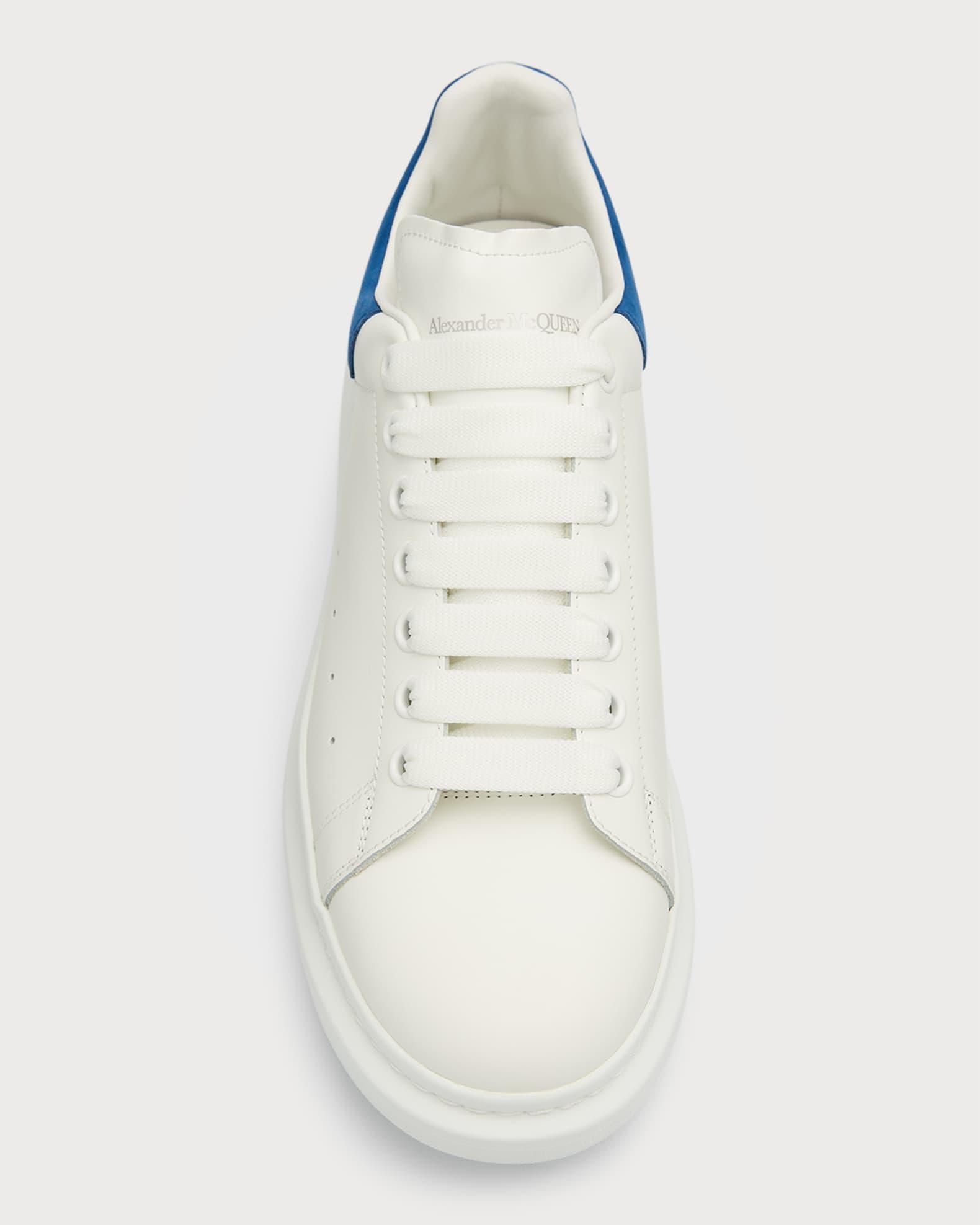 Mens Oversized Leather Platform Sneakers Product Image