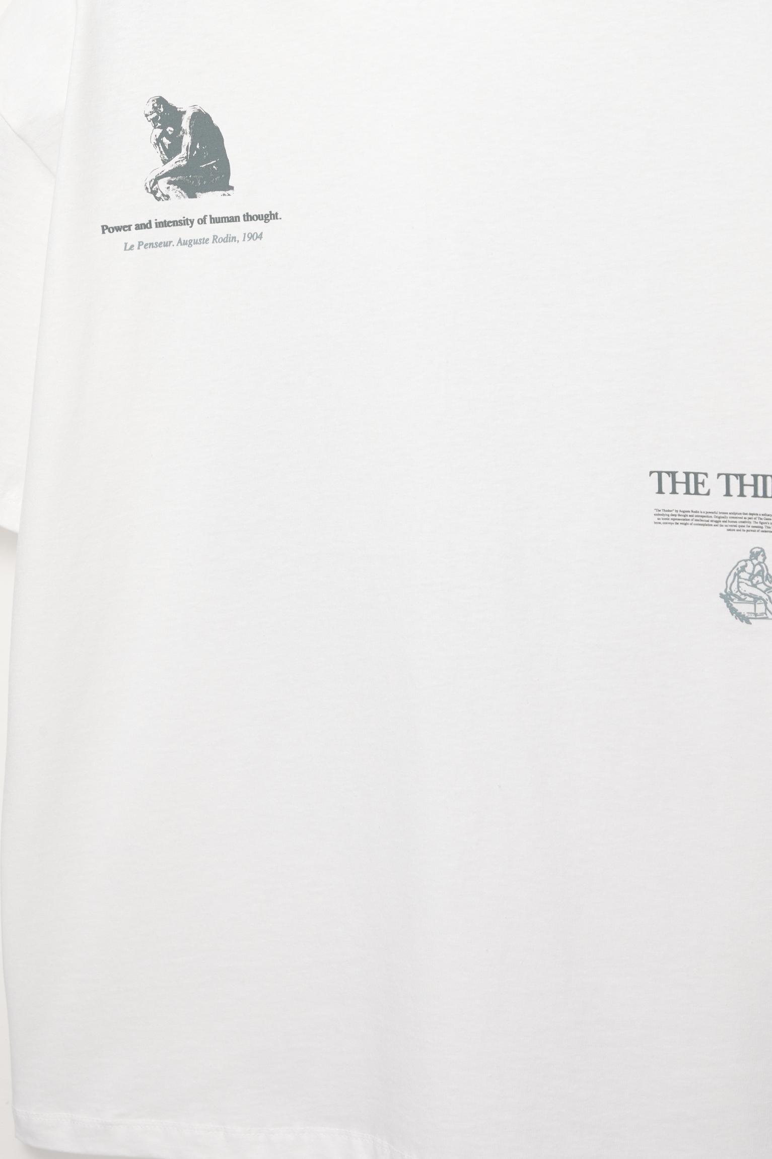 Le Penseur graphic T-shirt Product Image