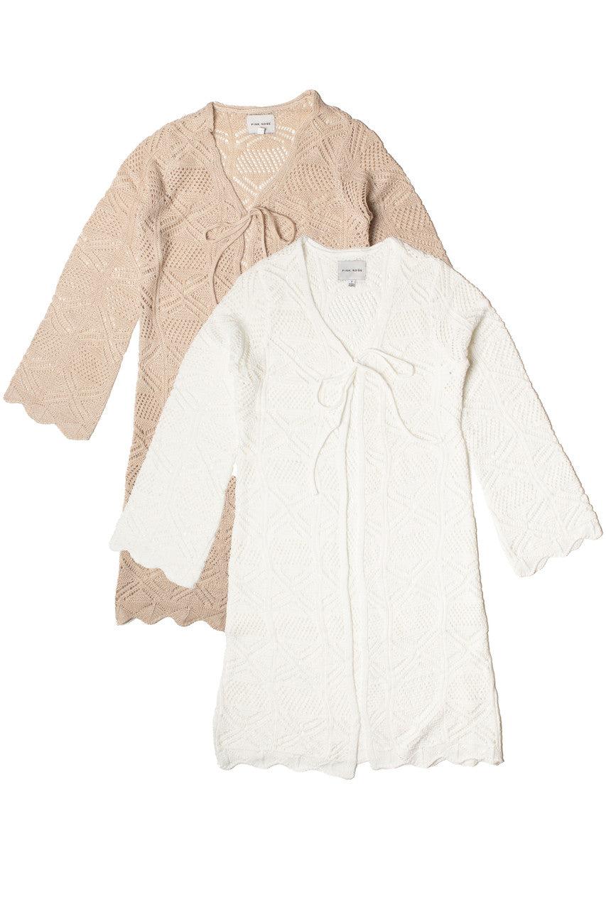 Pointelle Duster Cardigan Product Image