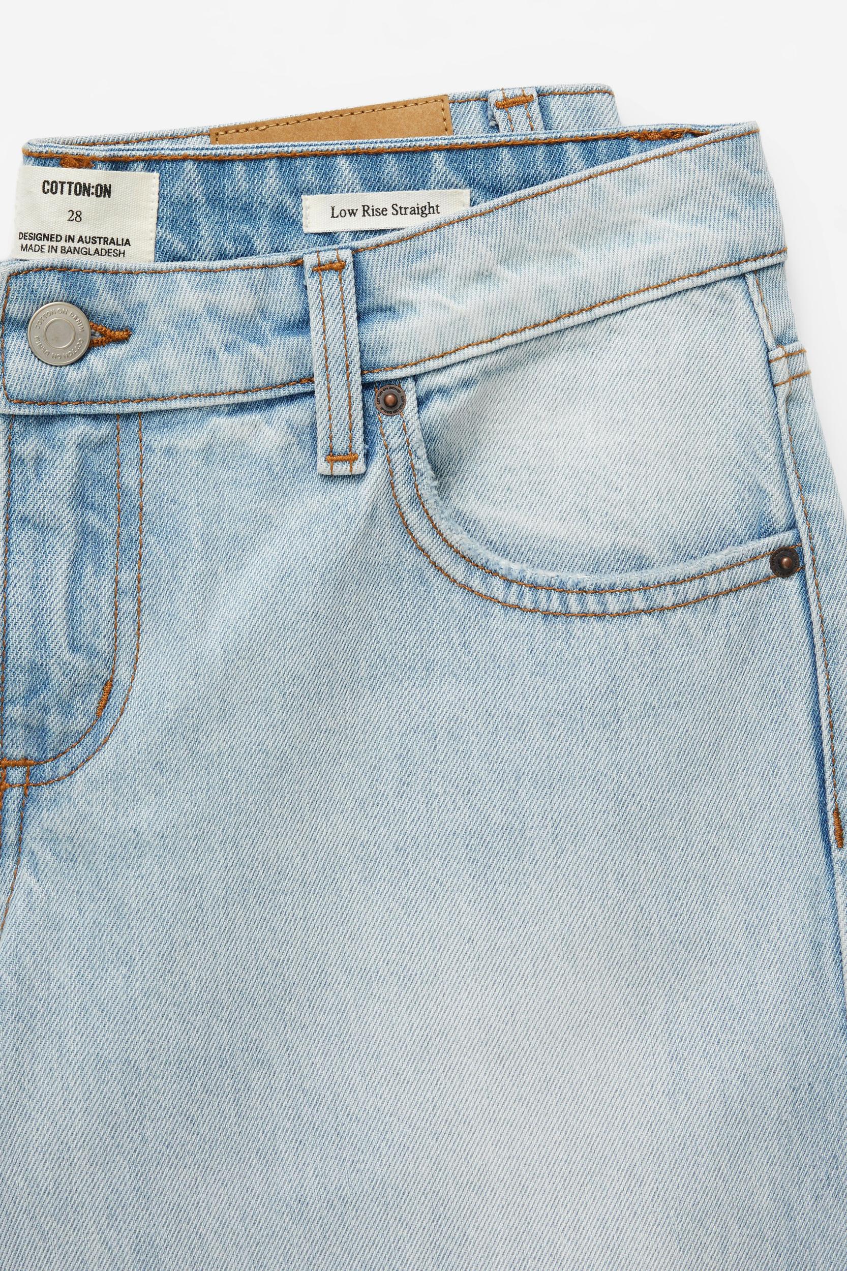 Low Rise Straight Jean Product Image
