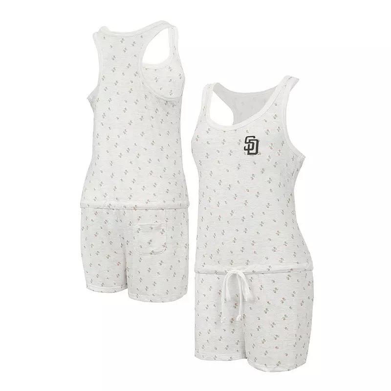 Women's Concepts Sport Cream San Francisco Giants Gardner Hacci Knit Romper,  Product Image