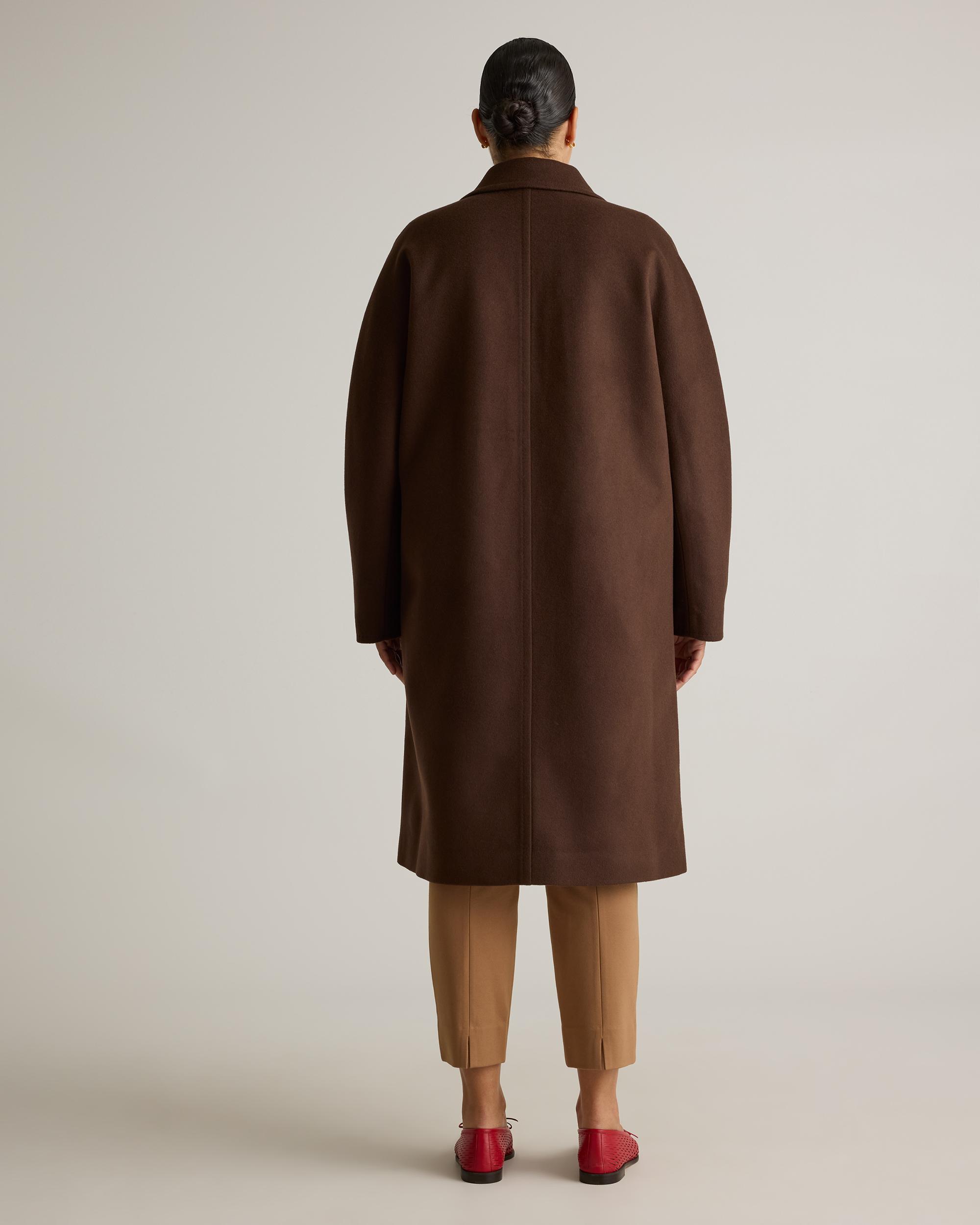 Quince | Women's Italian Wool Double-Breasted Slouch Coat Product Image