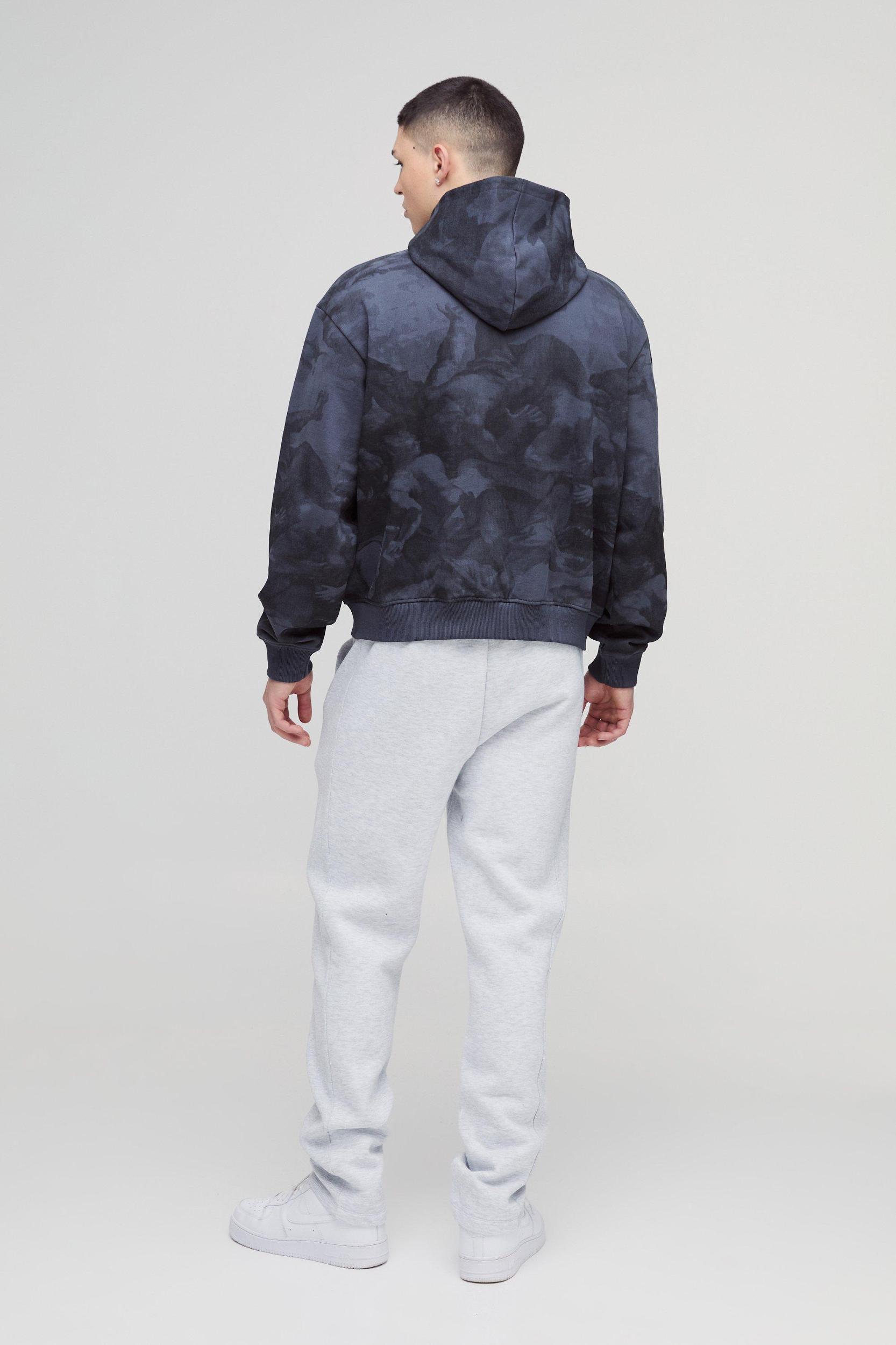 Slim Fit Rib Detail Sweatpants | boohooMAN USA Product Image