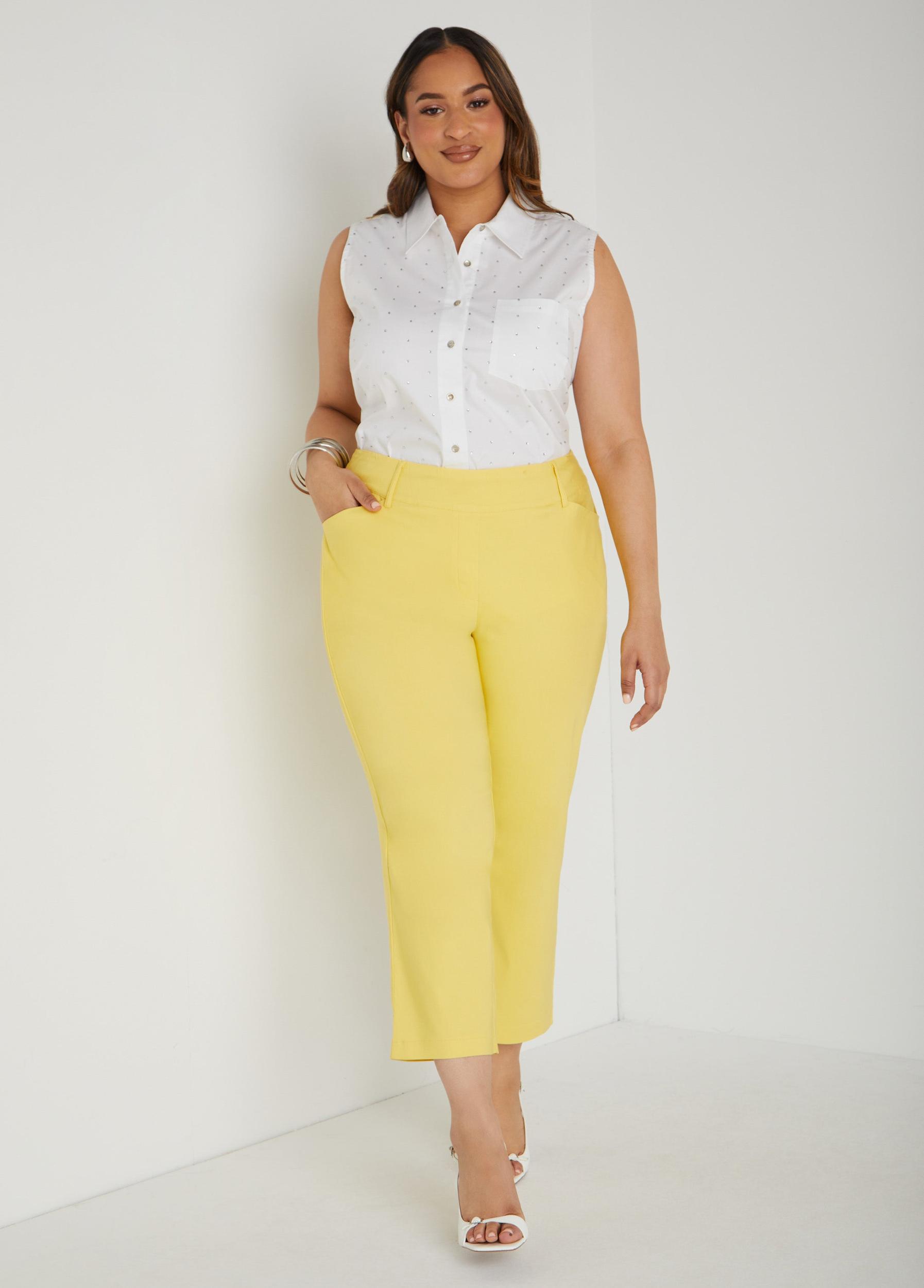 Millennium Cropped Twill Pants Product Image