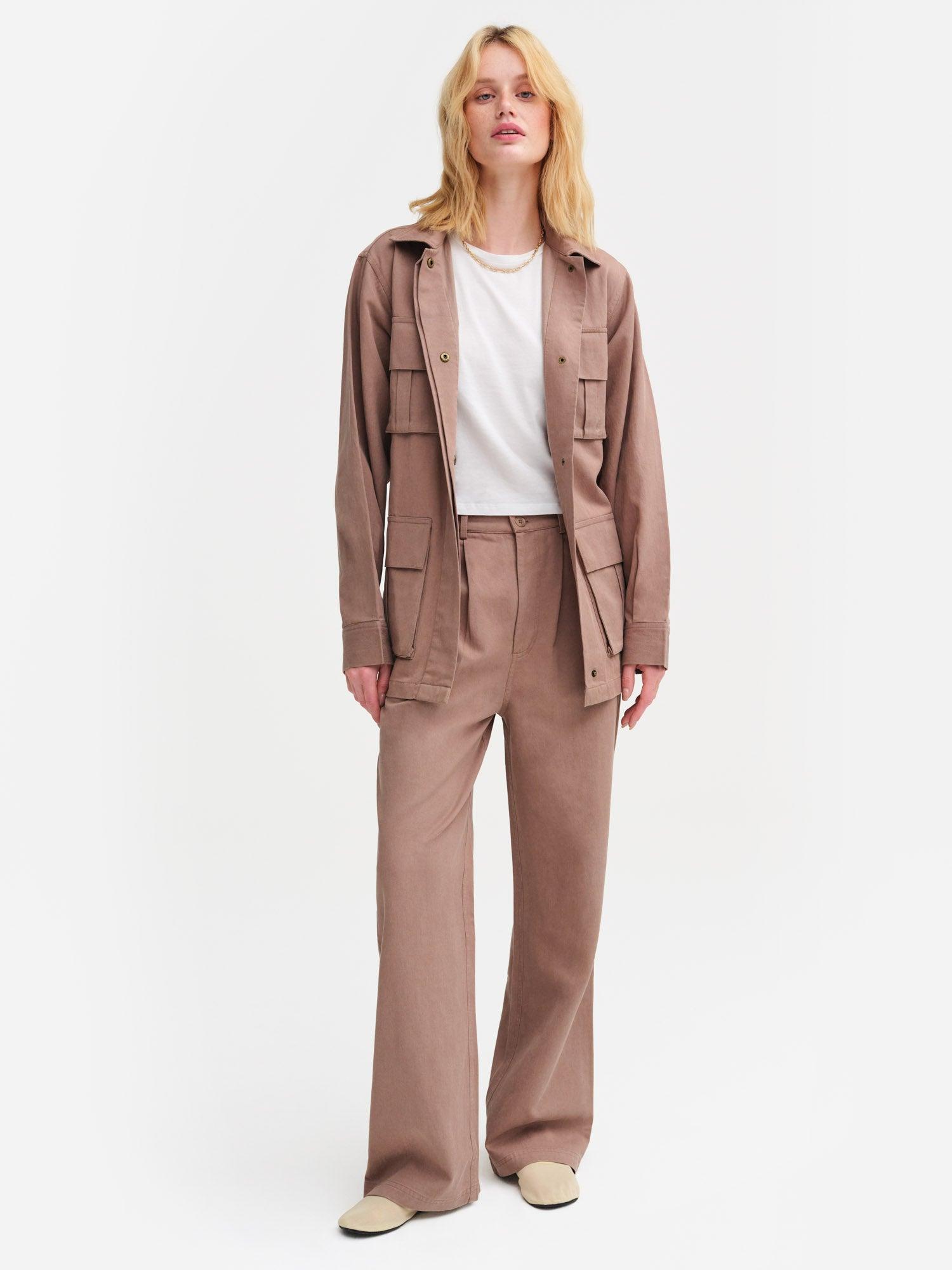 Tencel Twill Utility Jacket Female Product Image