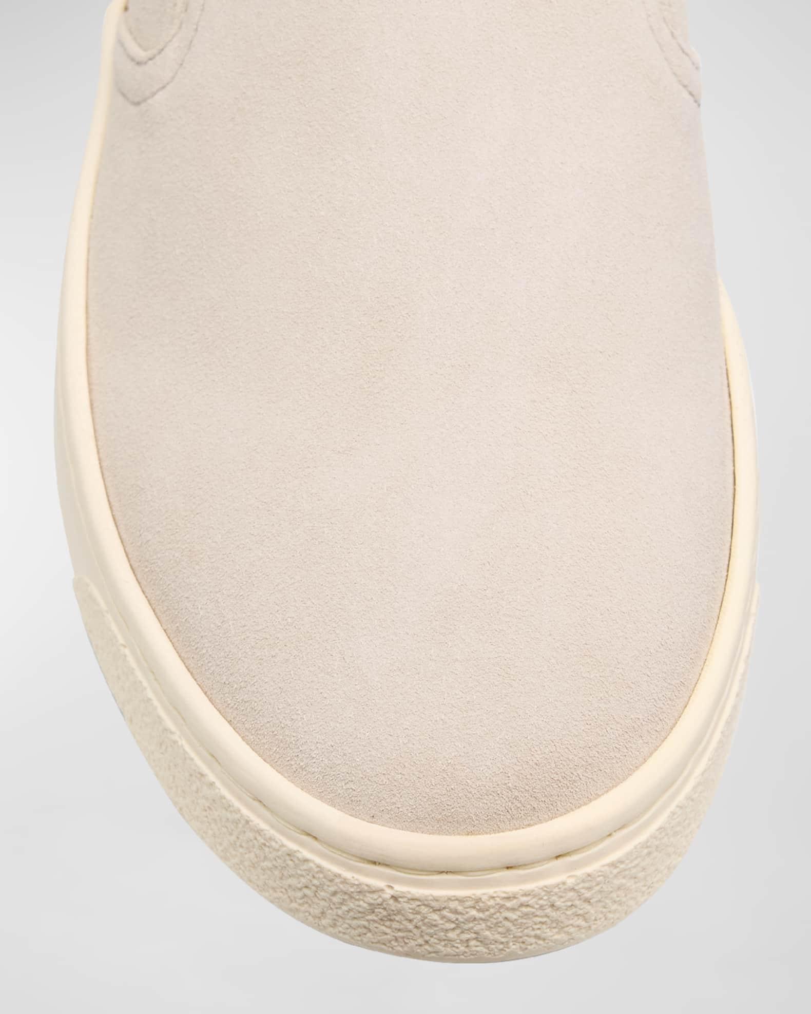 Men's Suede Low-Top Slip-On Sneakers  Product Image