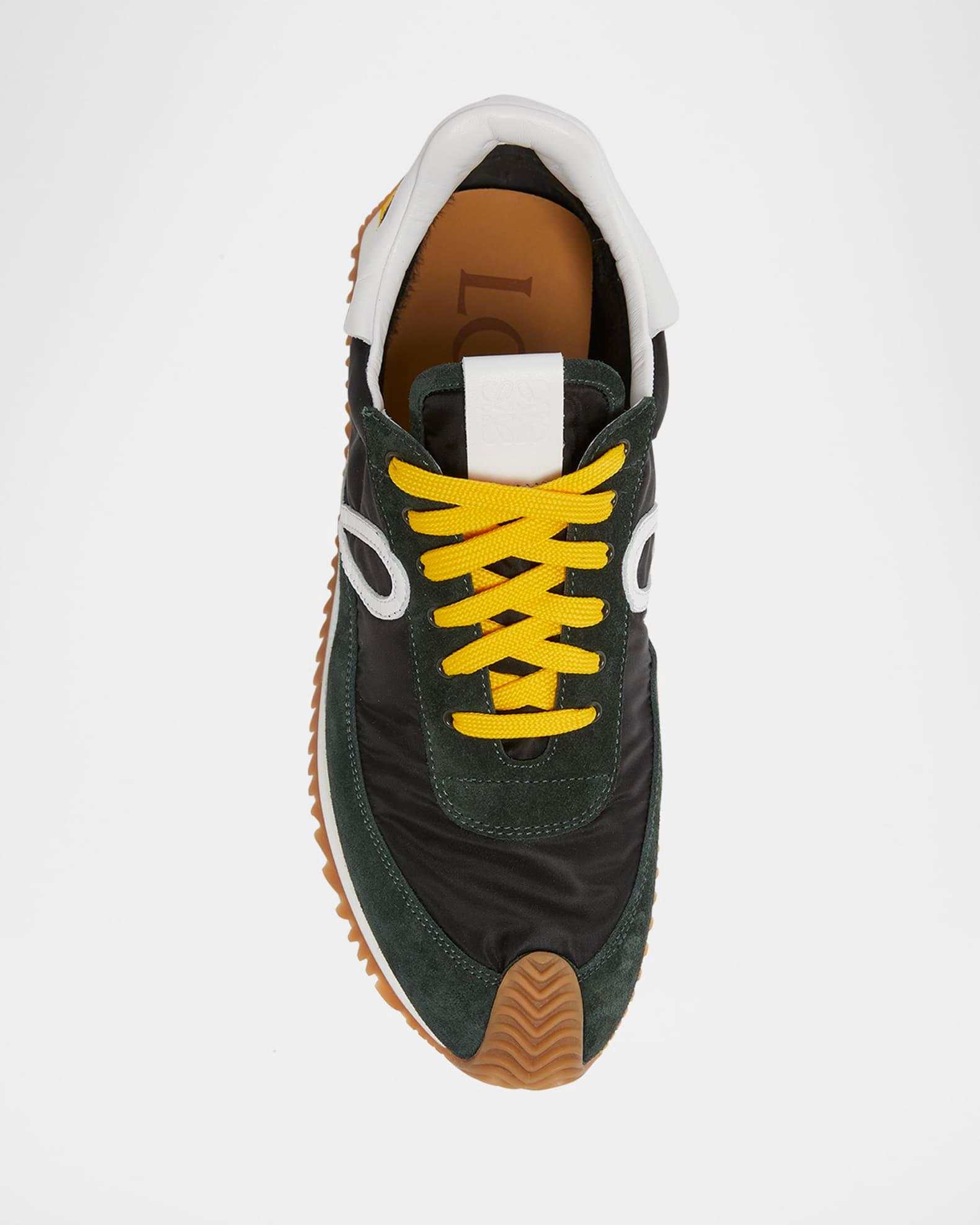 Men's Flow Runner 2.0 Nylon and Suede Low-Top Sneakers Product Image