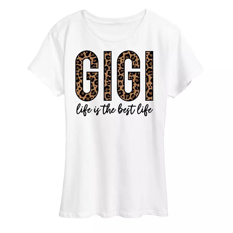 Women's Gigi Life Is The Best Life Graphic Tee,  Product Image