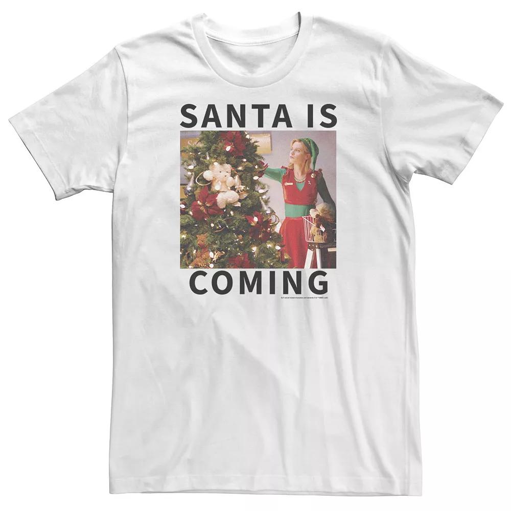Big & Tall Elf "Santa Is Coming" Tee, Men's,  Product Image
