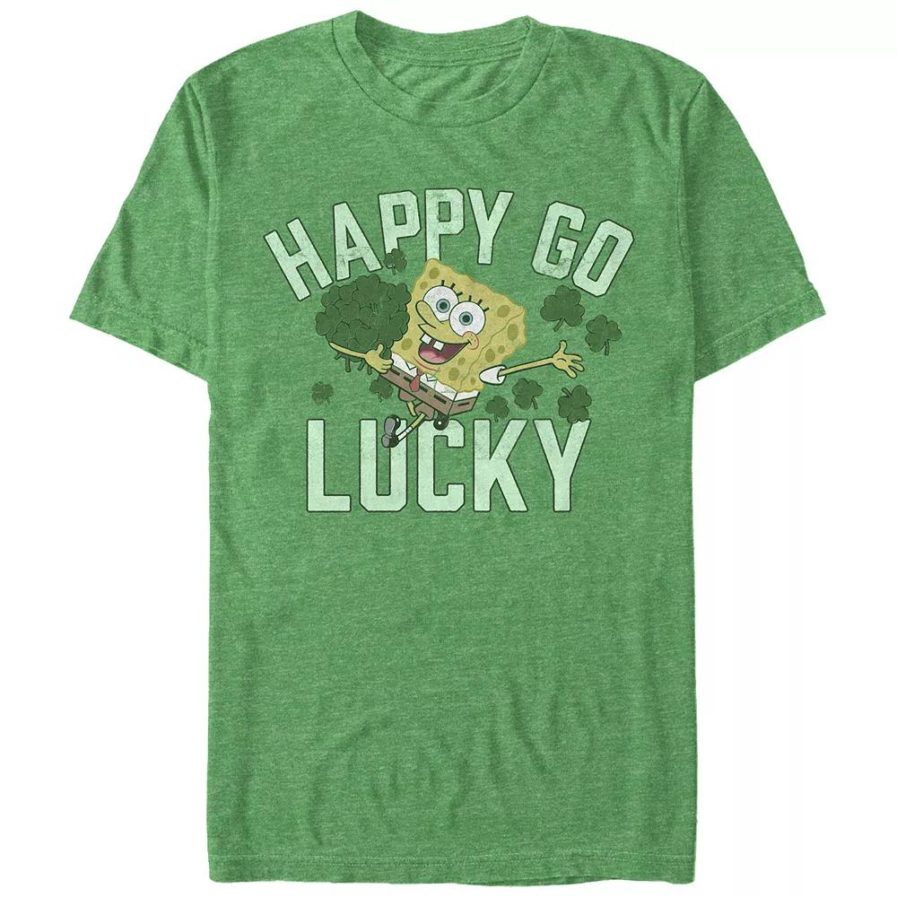 Men's SpongeBob SquarePants Happy Go Lucky Graphic Tee,  Product Image