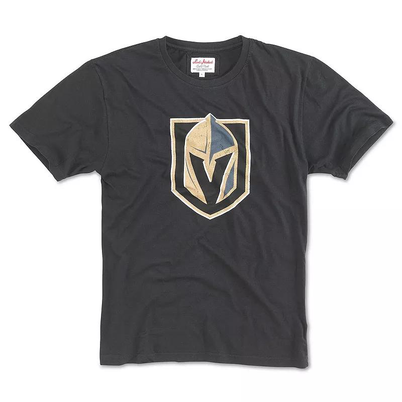 Men's American Needle Black Vegas Golden Knights Brass Tacks T-Shirt,  Product Image