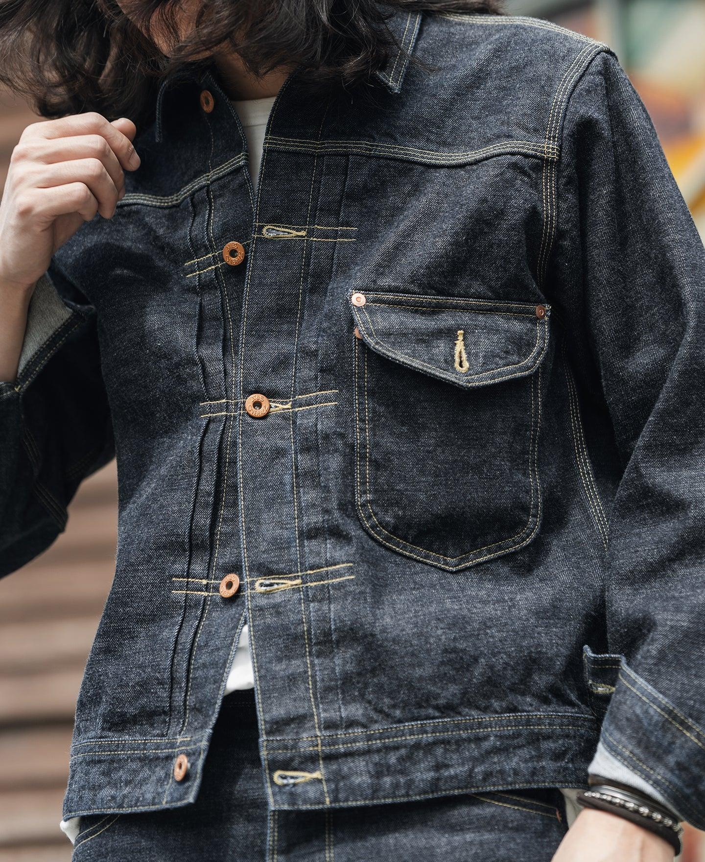 1936 Model Cowboy Selvedge Denim Jacket Product Image