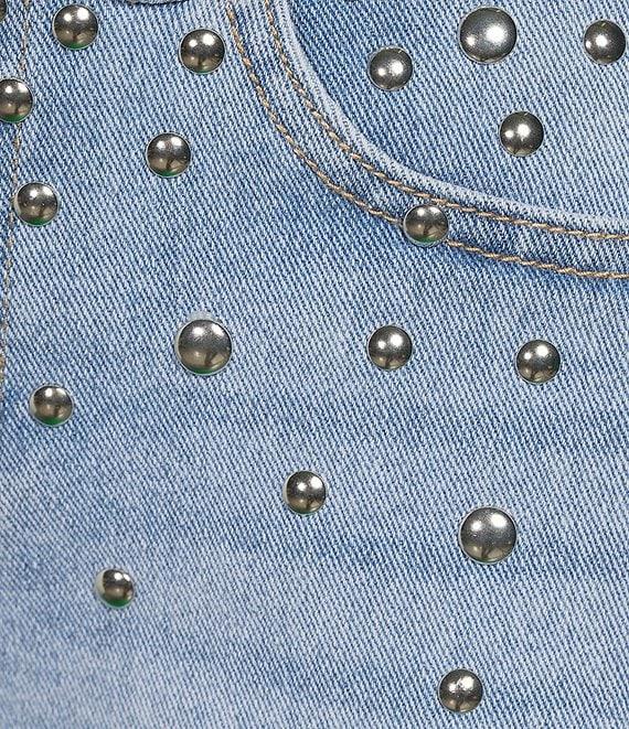 Stevie Jeans Studded Denim Vest Product Image