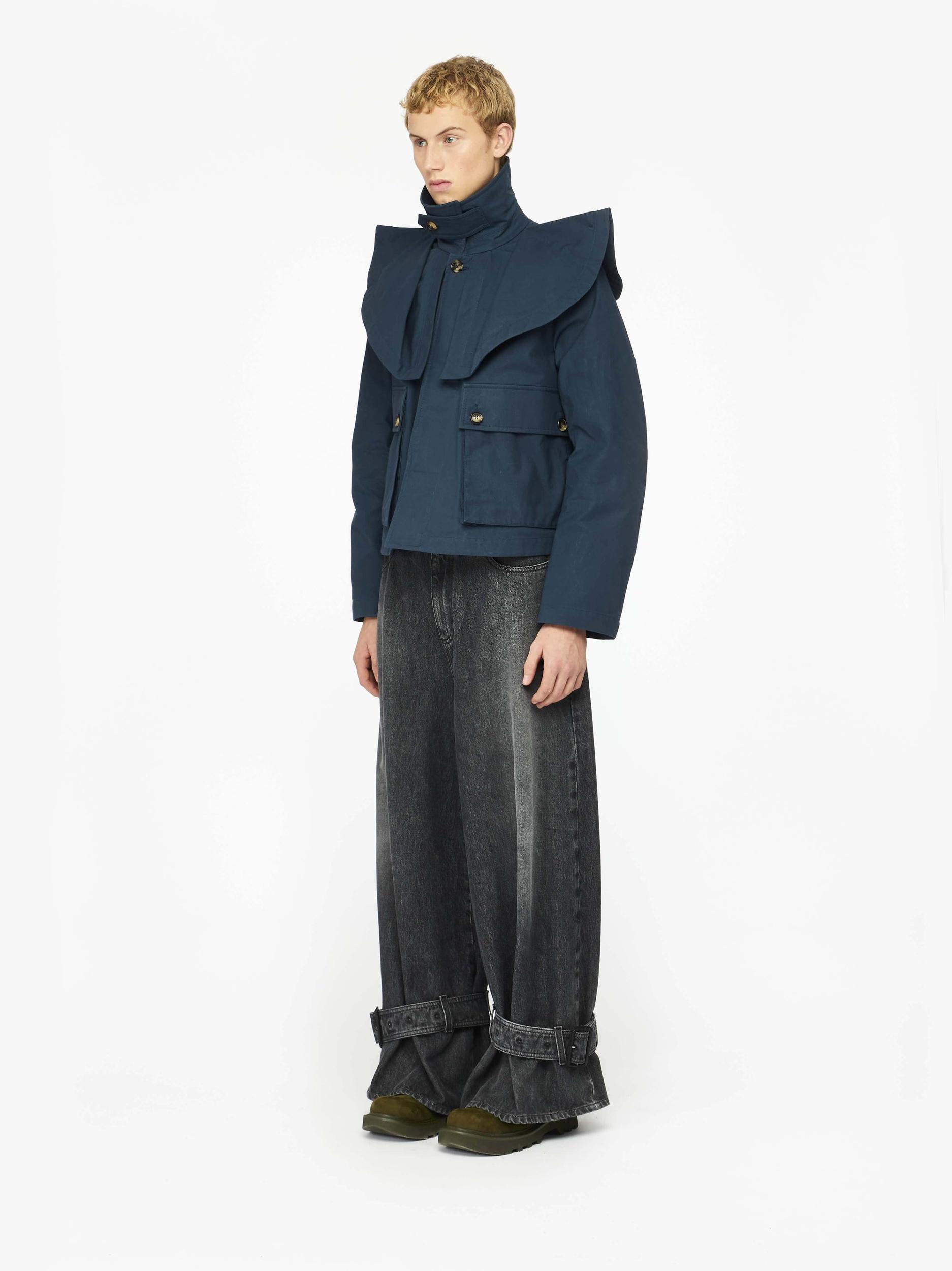 OVERSIZED COLLAR TRENCH JACKET Product Image