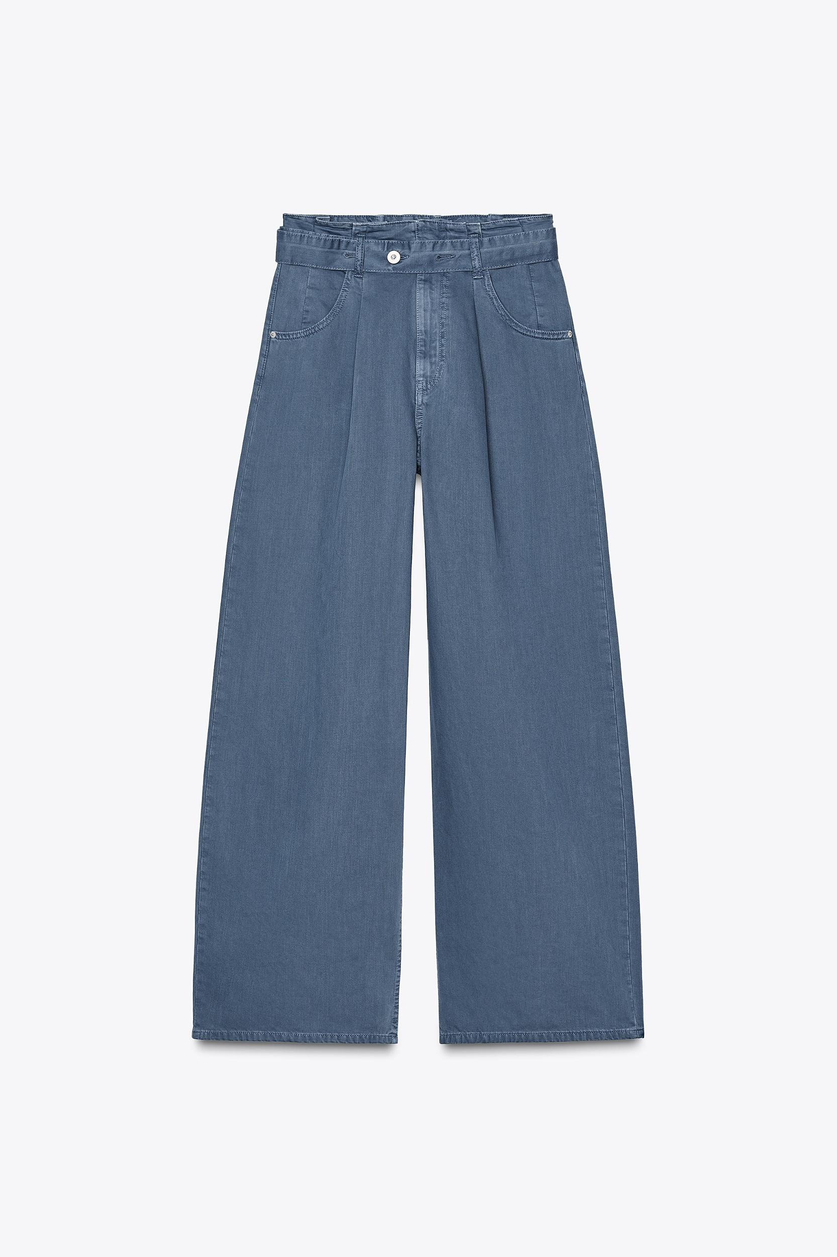 BELTED PAPERBAG PANTS Product Image