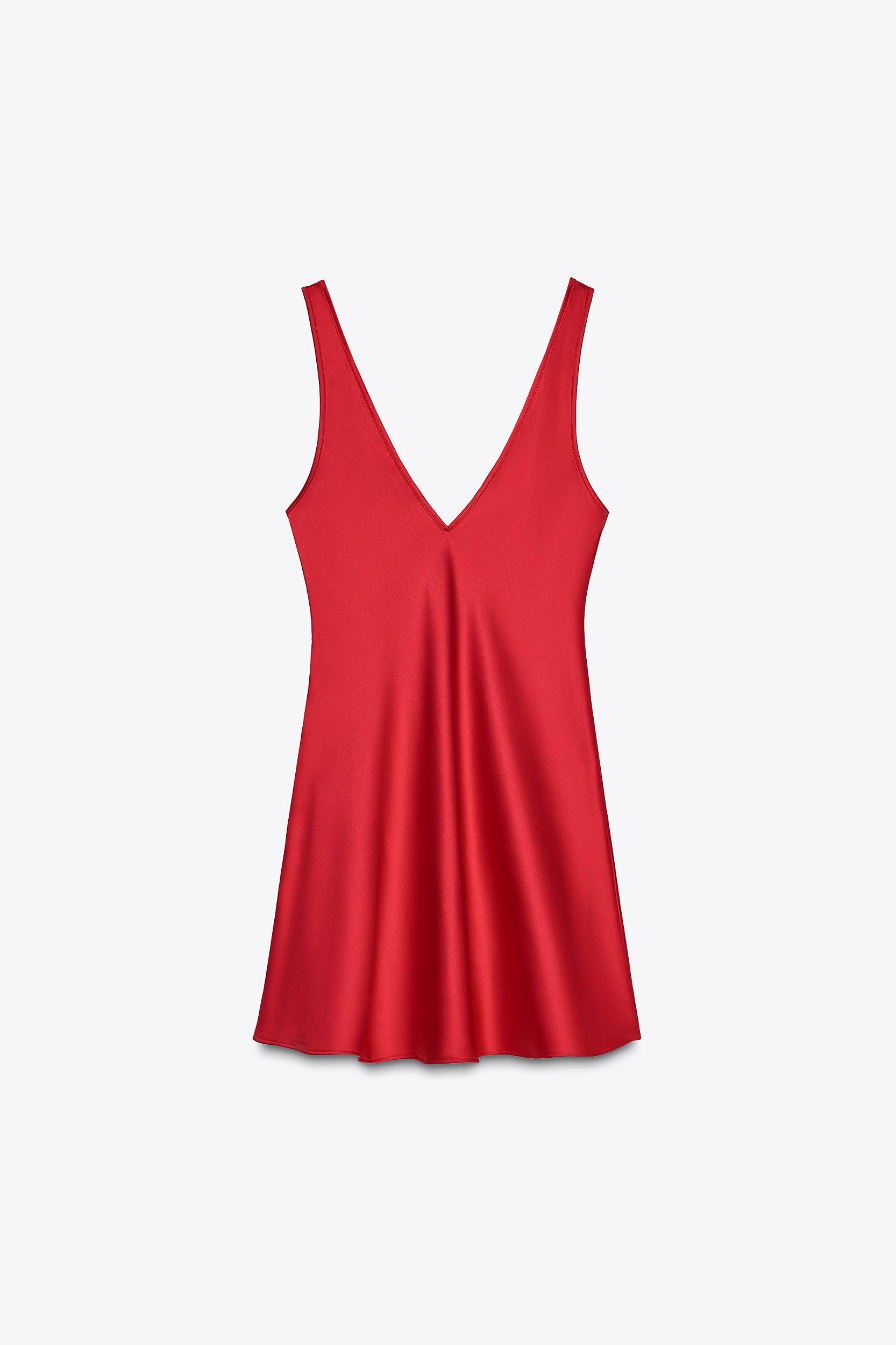 SATIN HEART DRESS Product Image