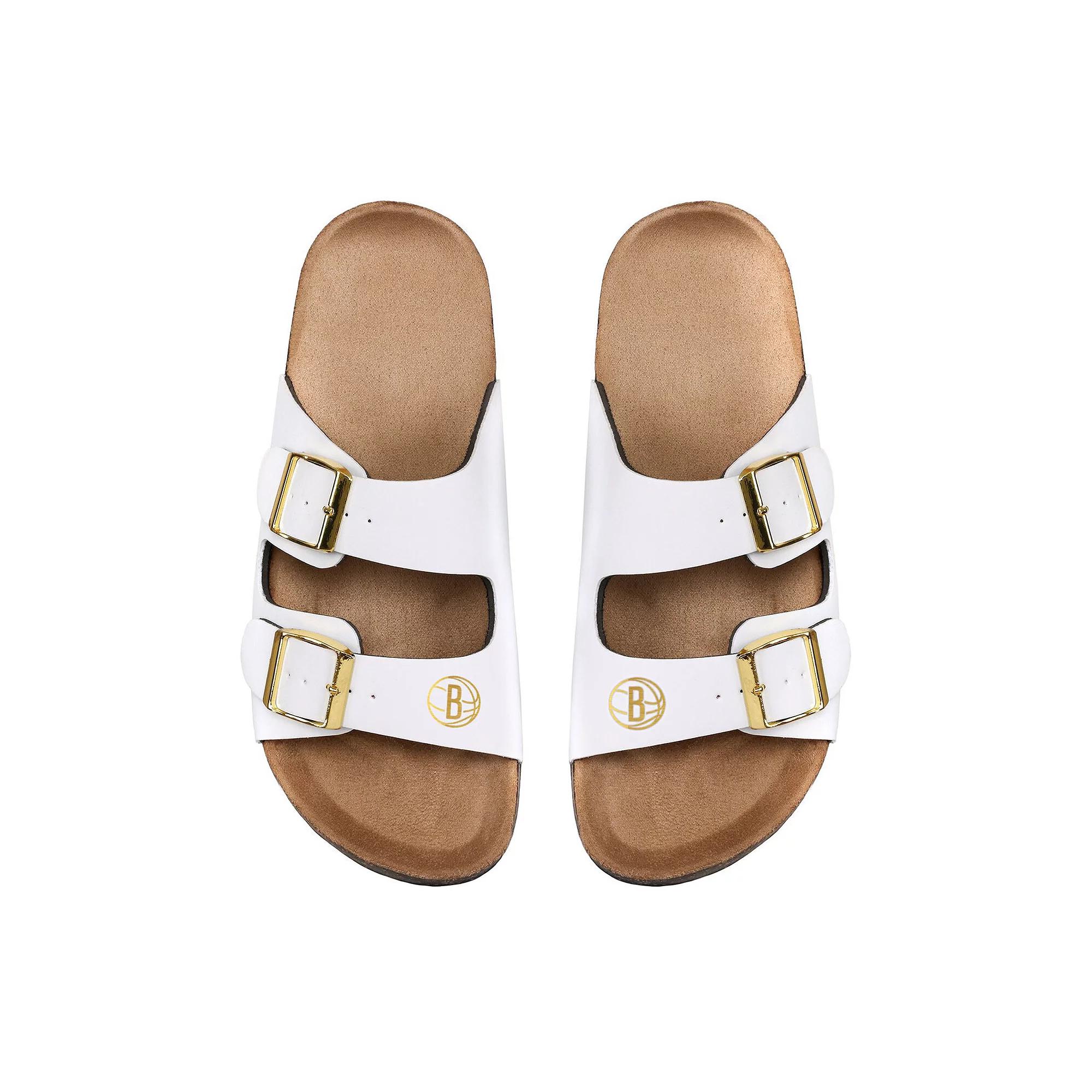 Women's FOCO Philadelphia 76ers Double-Buckle Sandals,  Product Image