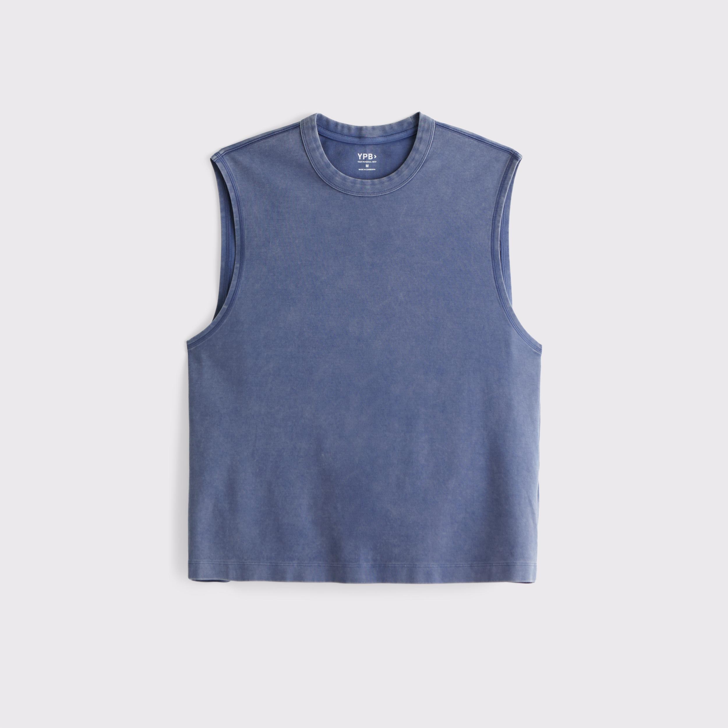 YPB Active Cropped Heavyweight Cotton Tank Product Image