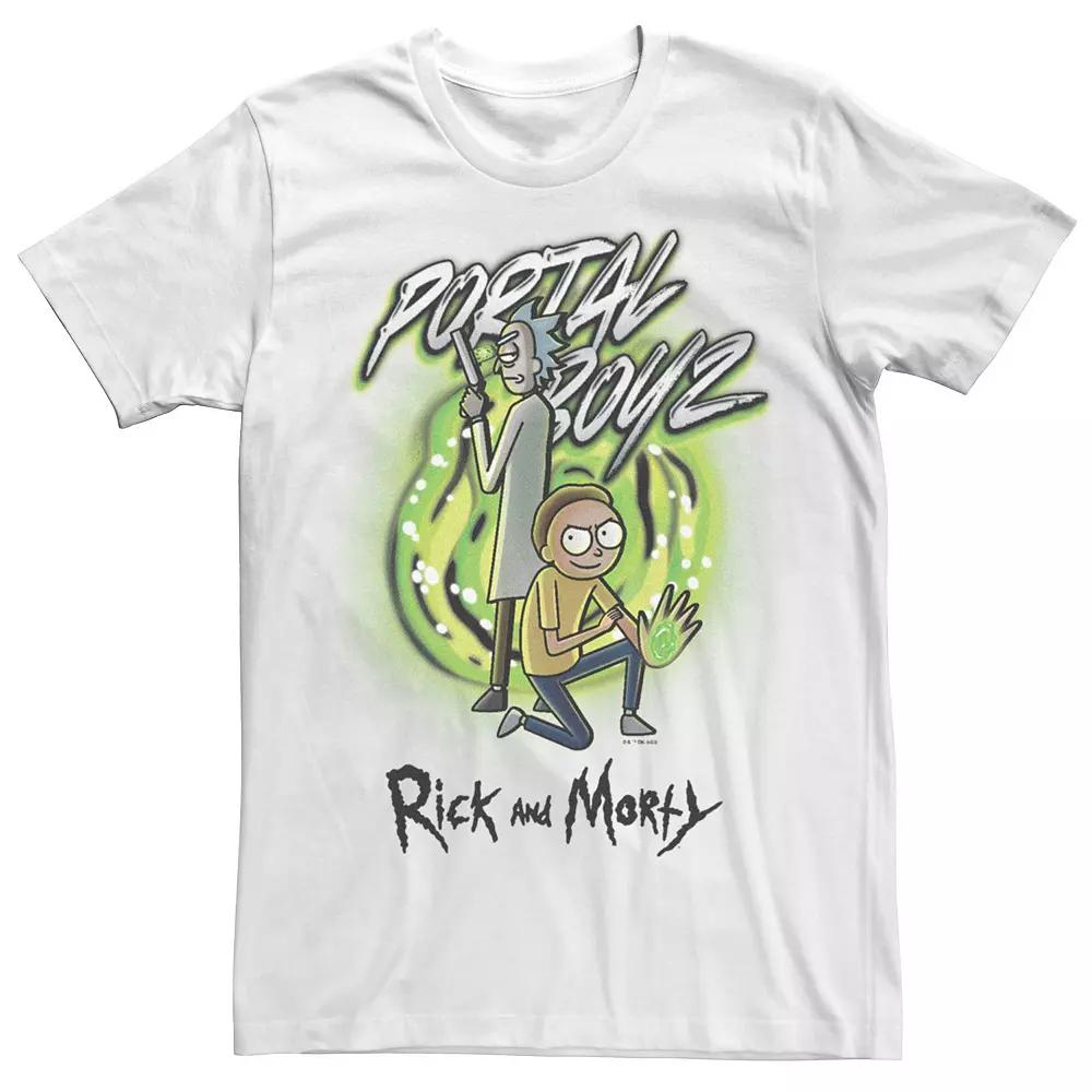 Men's Rick And Morty Portal Boyz Graphic Tee,  Product Image