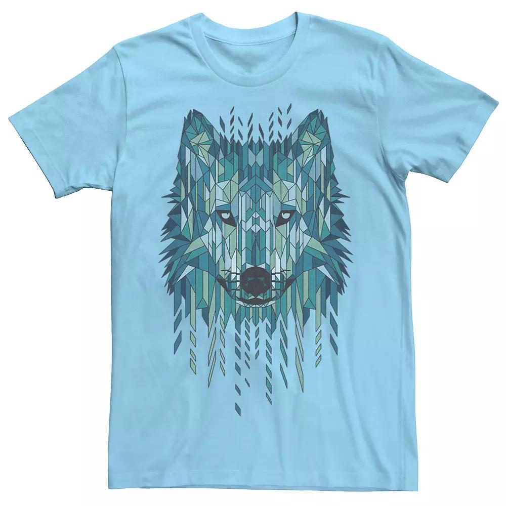 Men's Geometric Wolf Graphic Tee,  Product Image