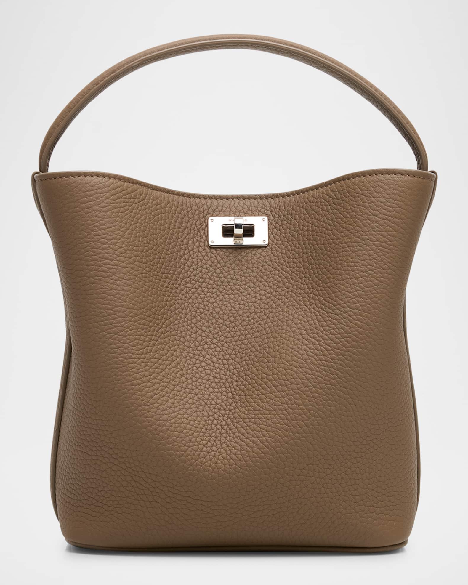 Odeon Mini Grain Leather Bucket Bag Product Image