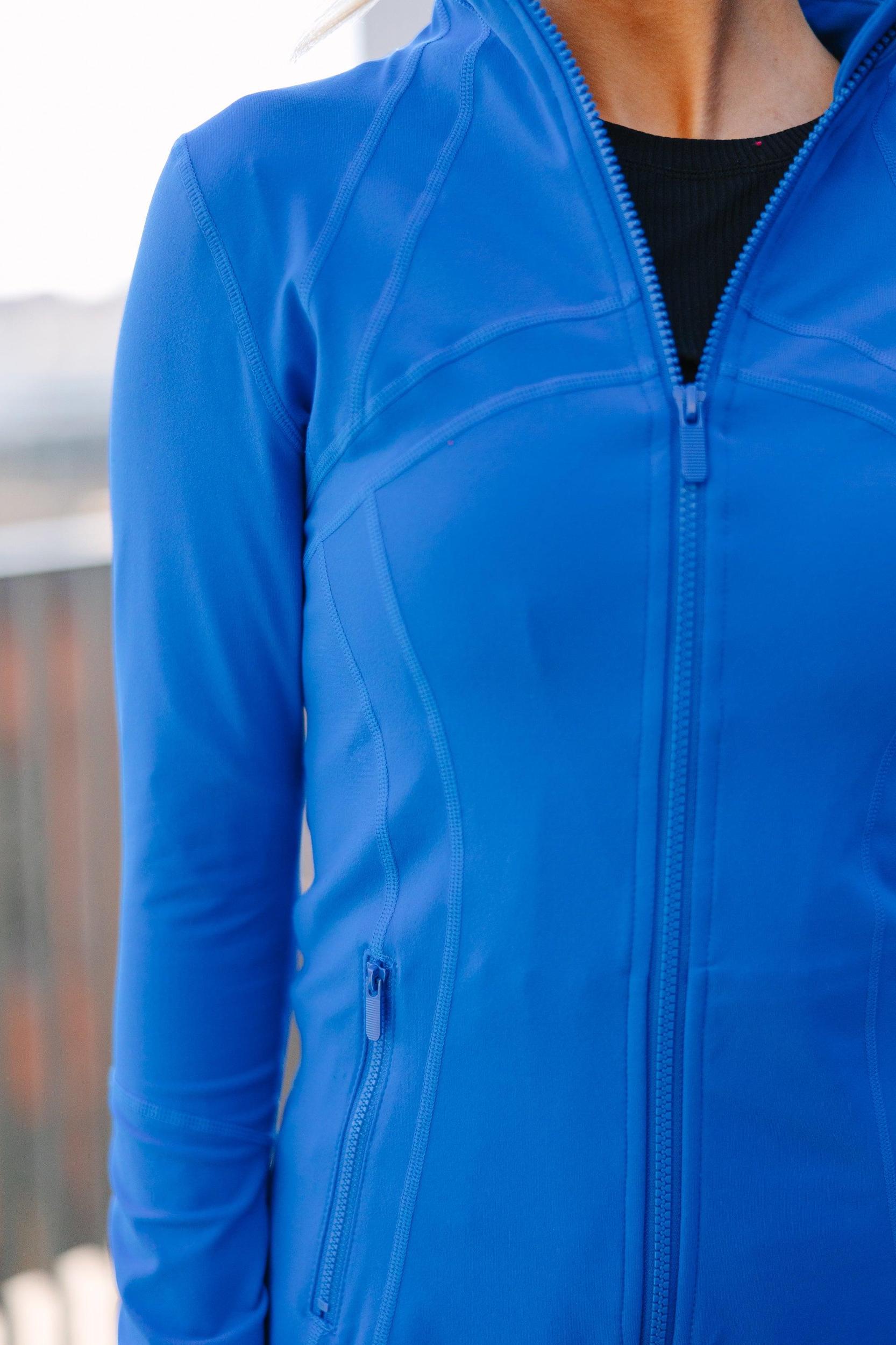 On Your Terms Blue Jacket Female Product Image