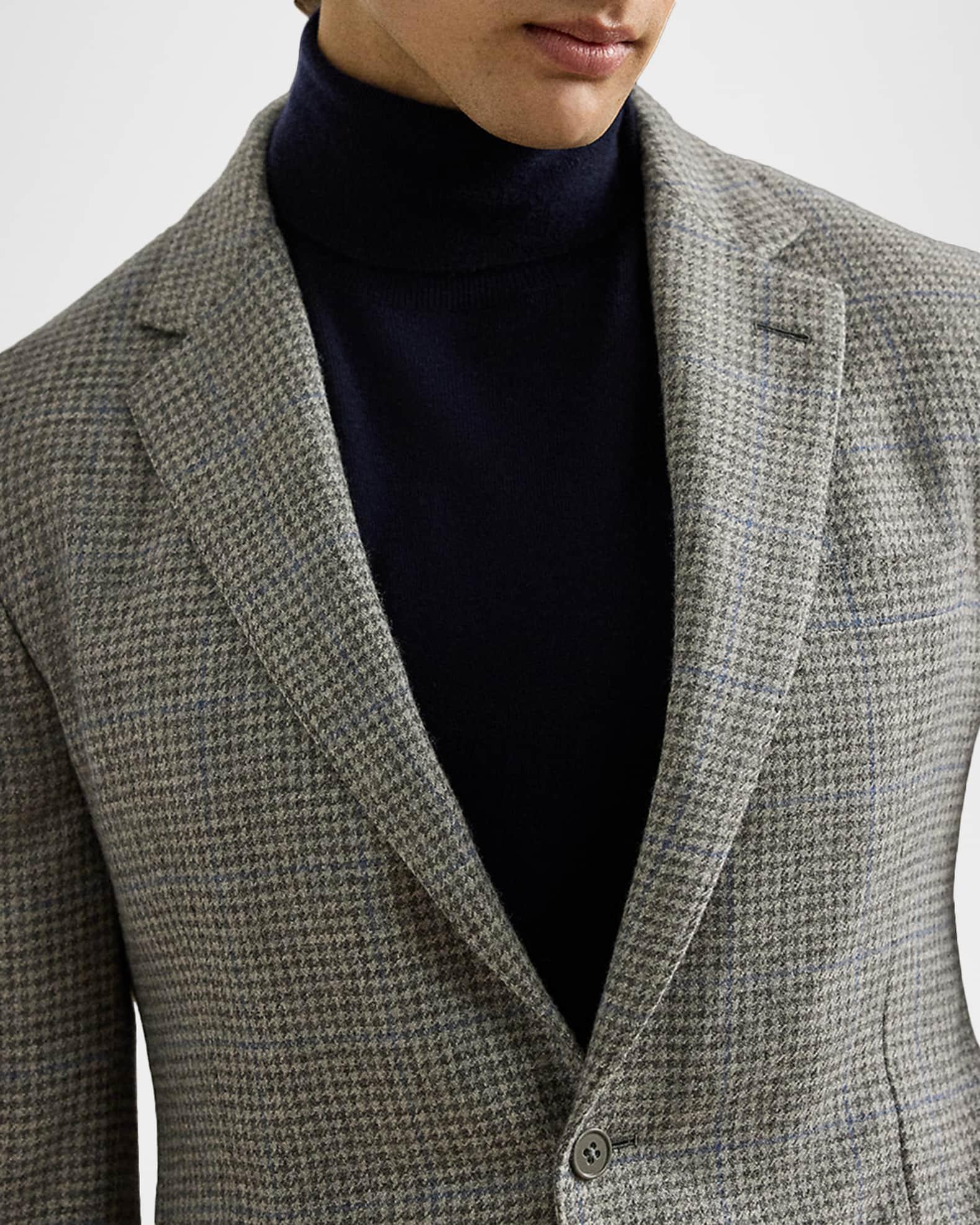 Men's Houndstooth Two-Button Sport Coat Product Image