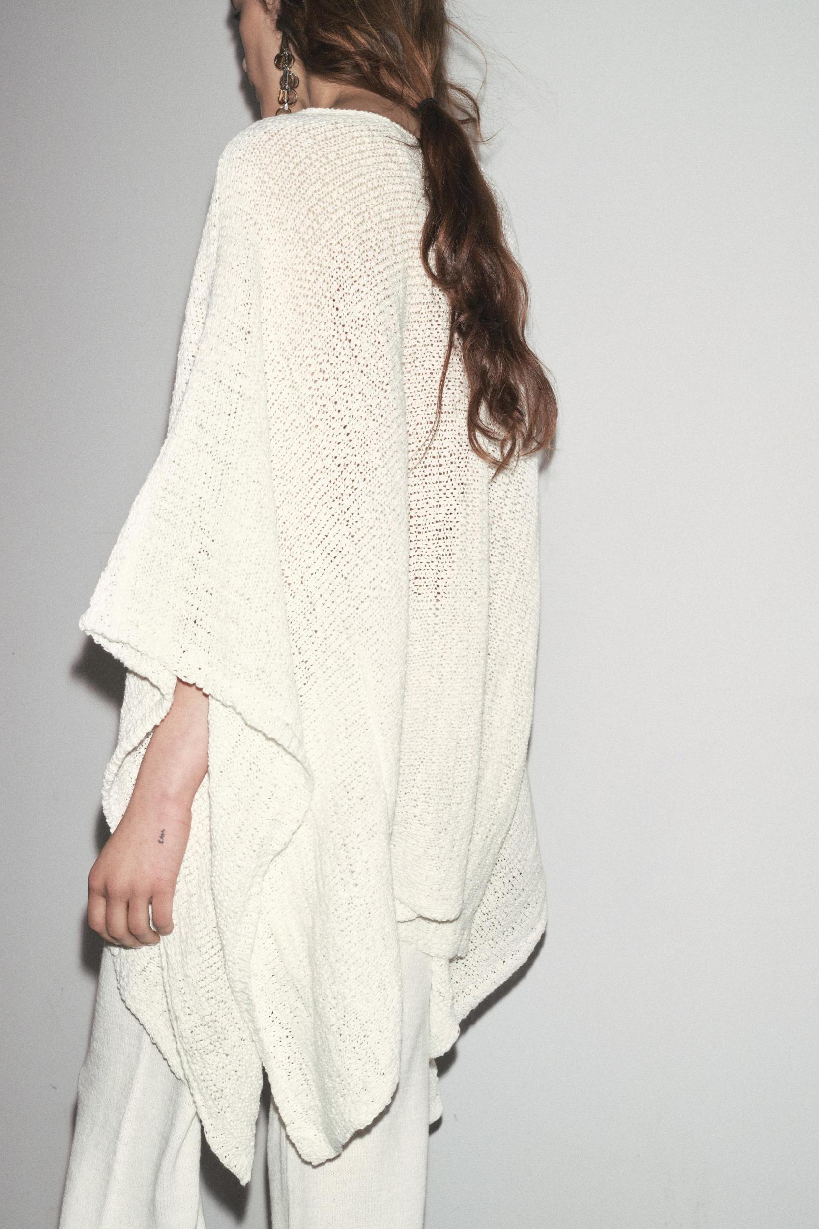 WIDE LEG KNIT PANTS Product Image