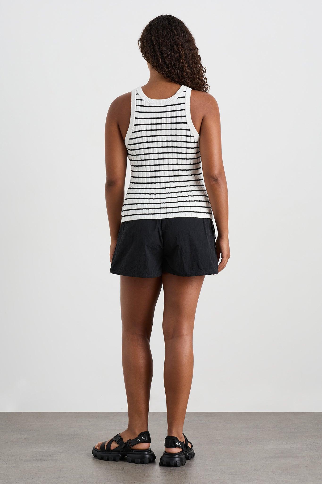 Striped Knitted Logo Tank 135 Product Image