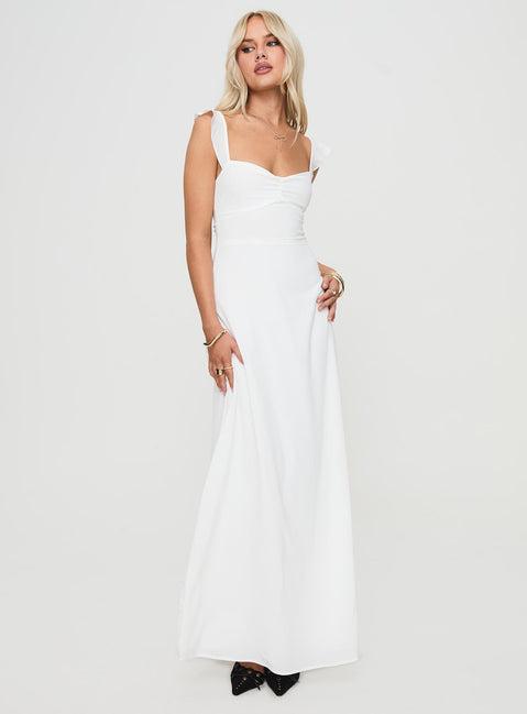 Landon Maxi Dress White Product Image