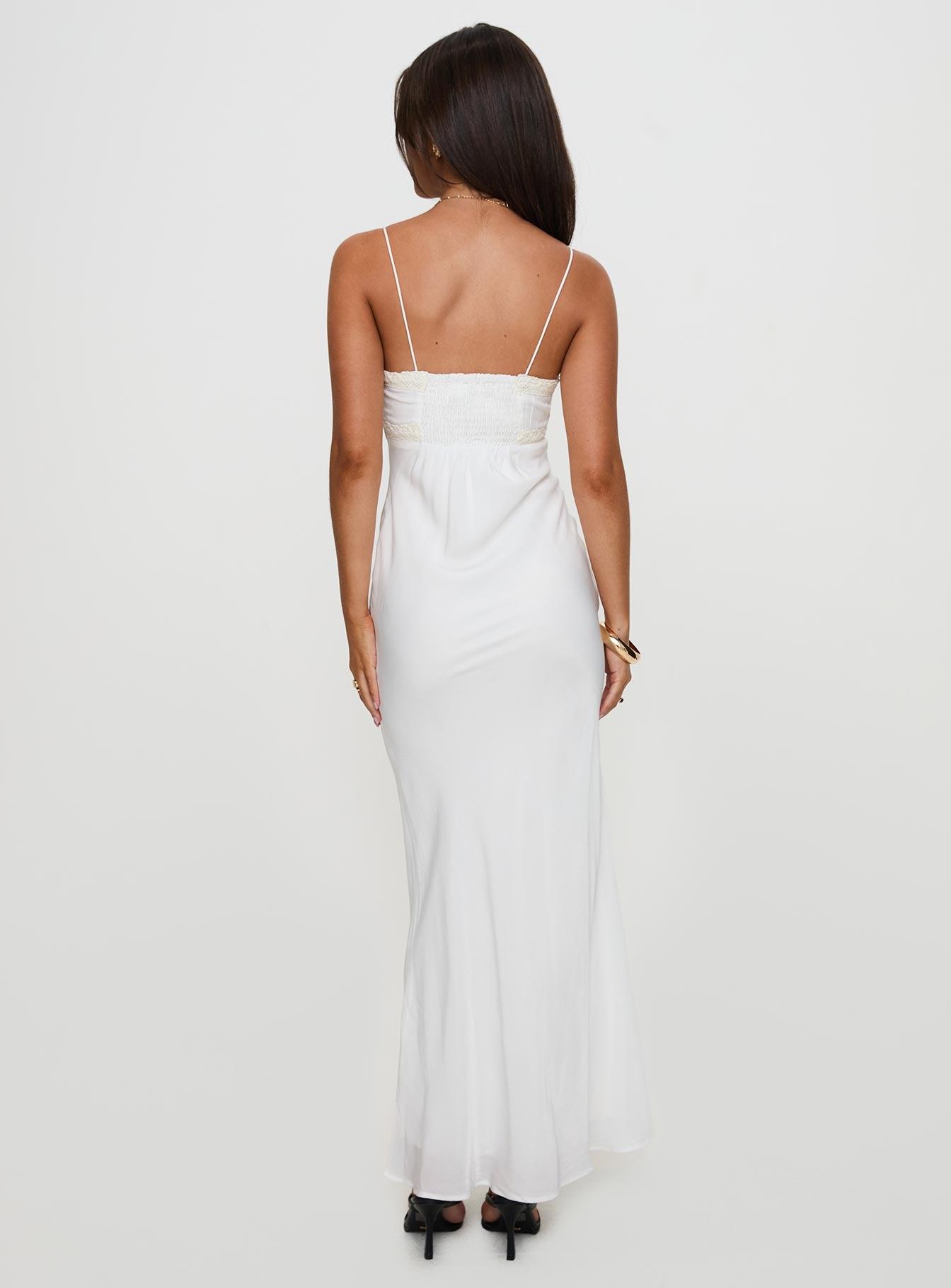 Emily Maxi Dress White Product Image