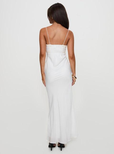 Emily Maxi Dress White Product Image