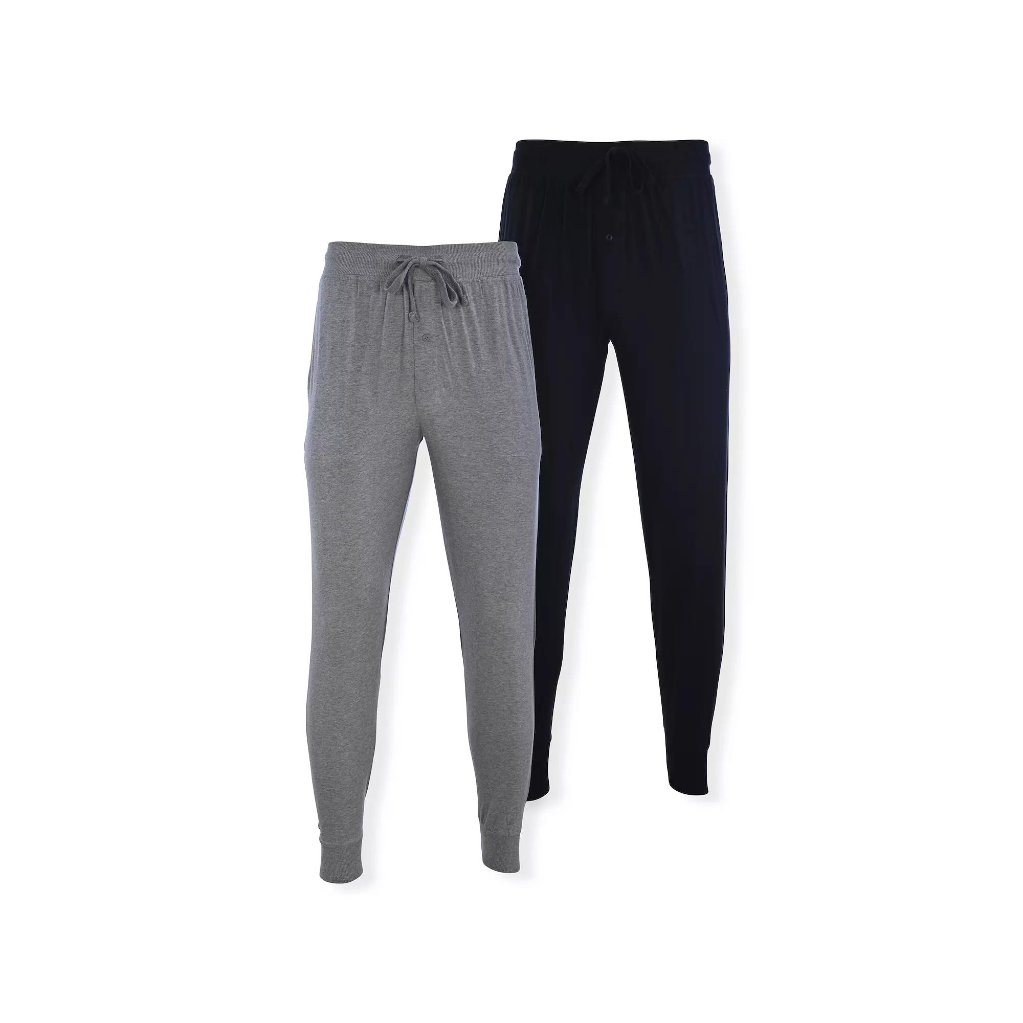 Men's Hanes® Modern-Fit Jersey Banded Bottom Pajama Pants,  Product Image