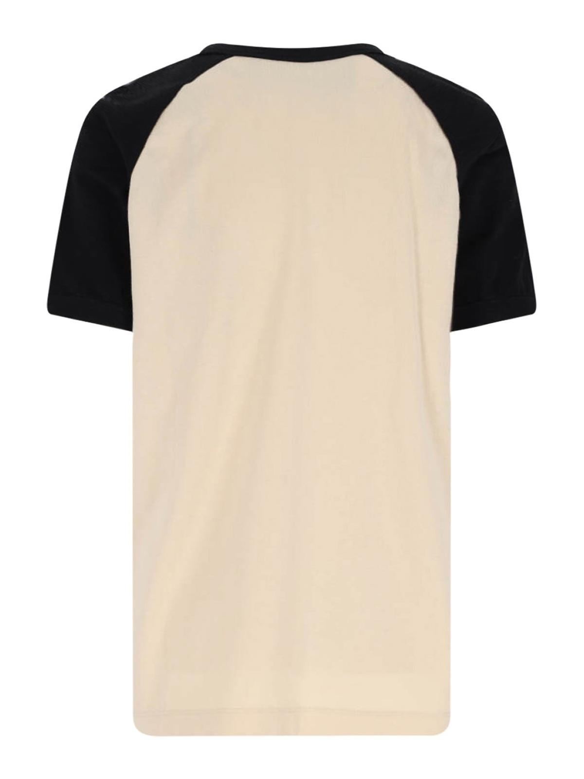 VALENTINO Chez Logo T-shirt In Neutral Product Image