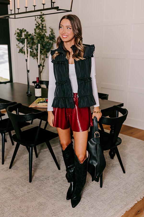 Chalet Charm Puffer Vest Product Image