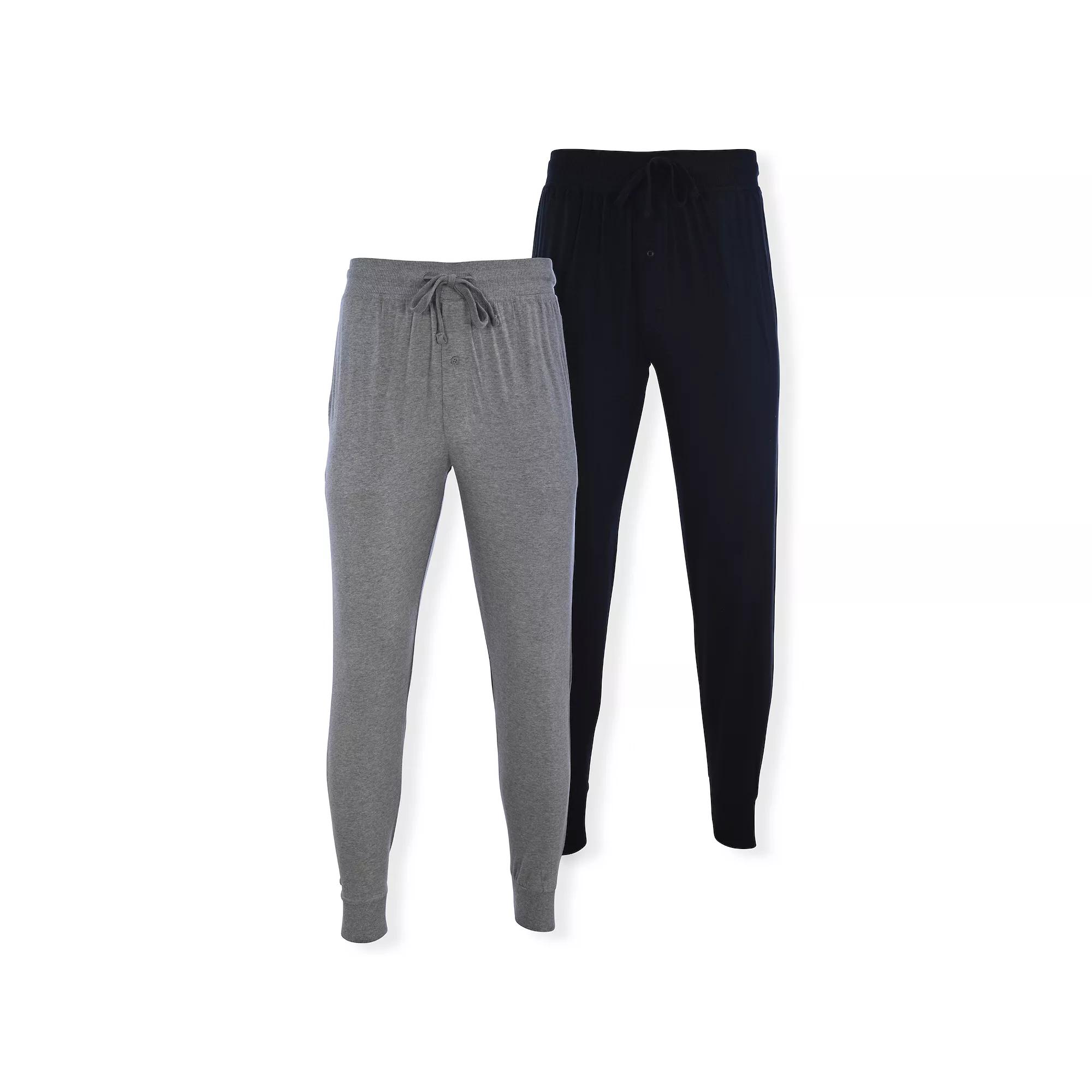 Men's Hanes® Modern-Fit Jersey Banded Bottom Pajama Pants,  Product Image
