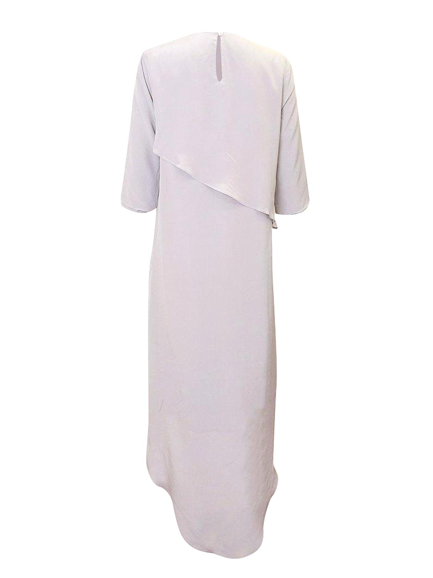 Ellie Makir Grey High-Low Dress Product Image