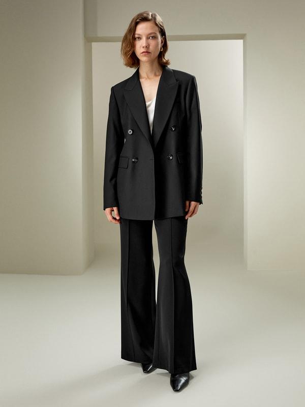 Modern Beauty Silk Wool Blazer Product Image